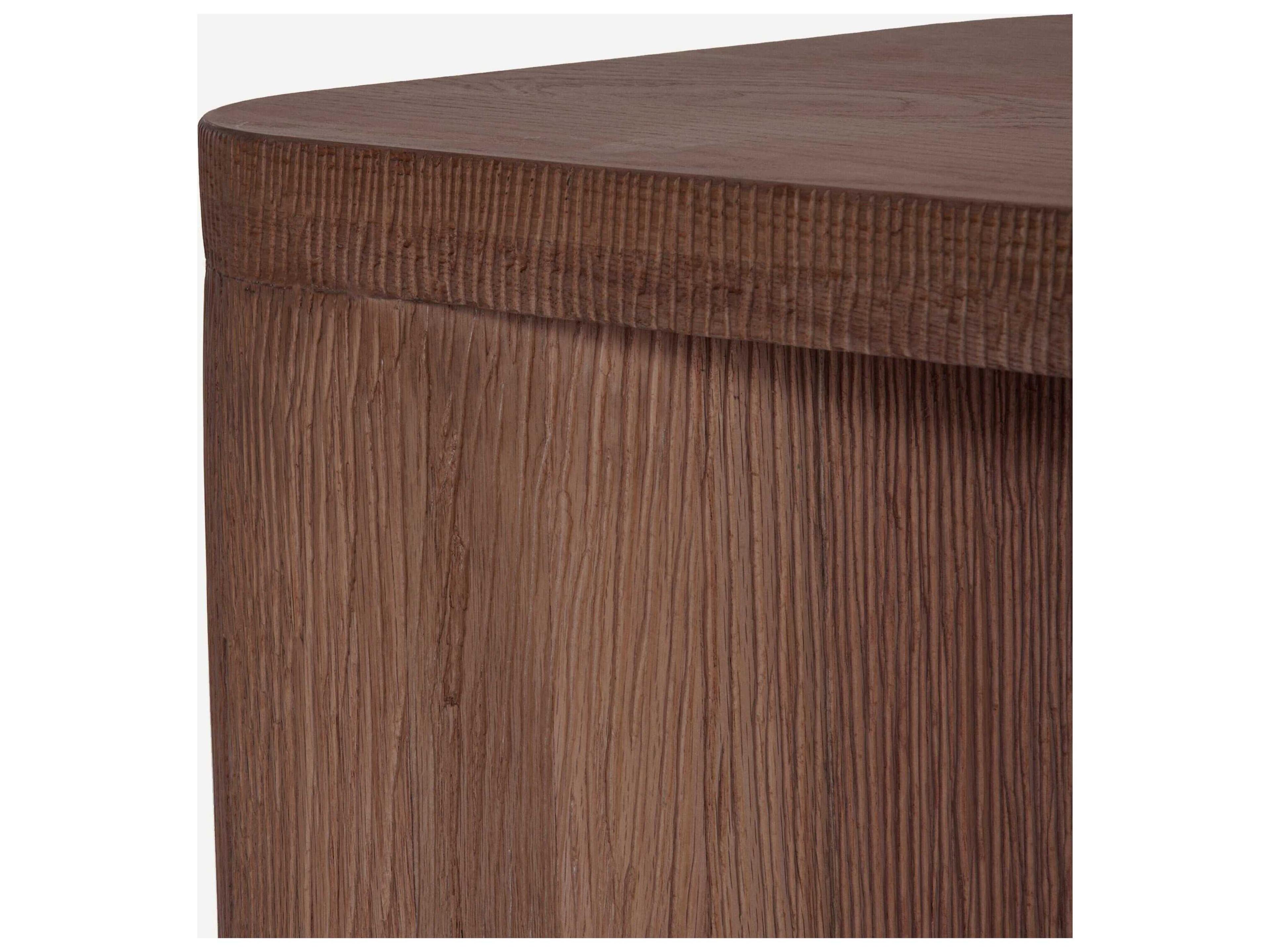 Union Home Mono Rectangular Wood Mud Brown End Table