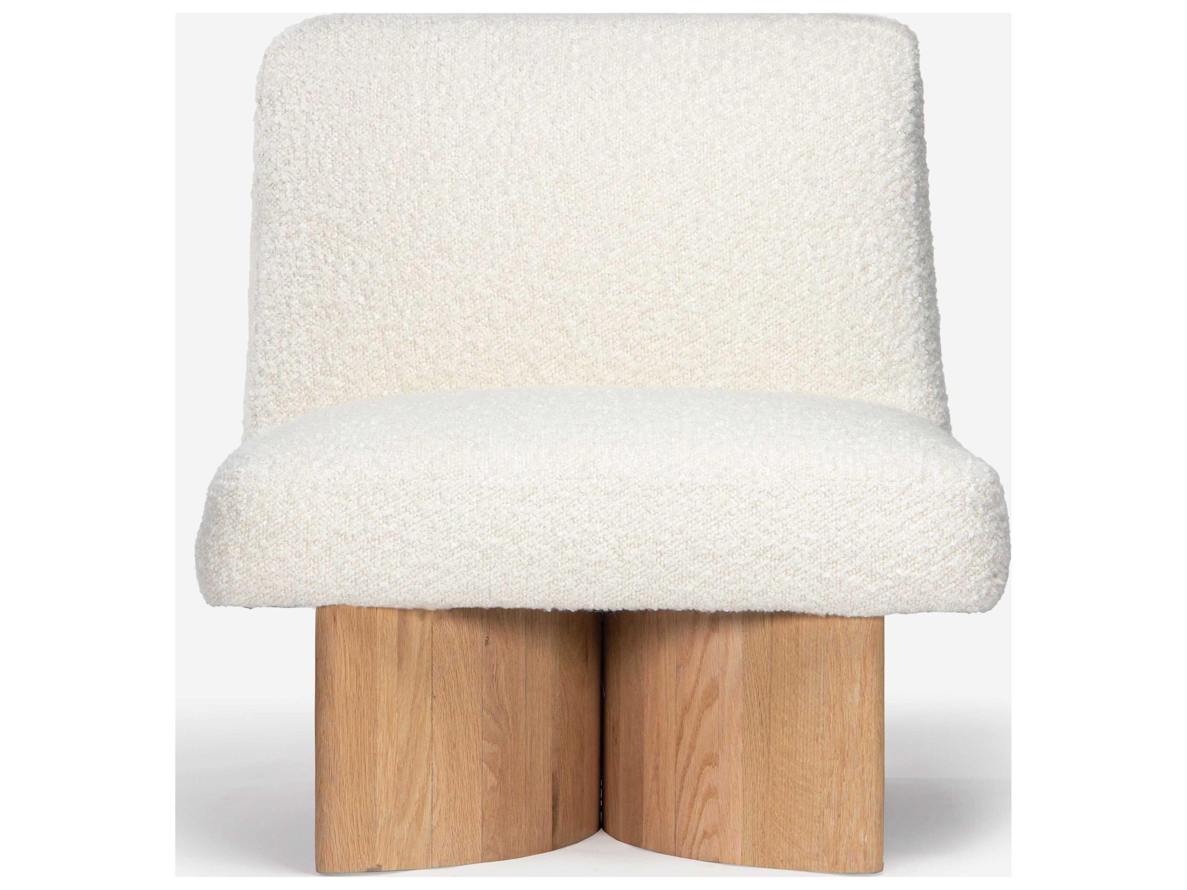 Union Home Como White Accent Chair