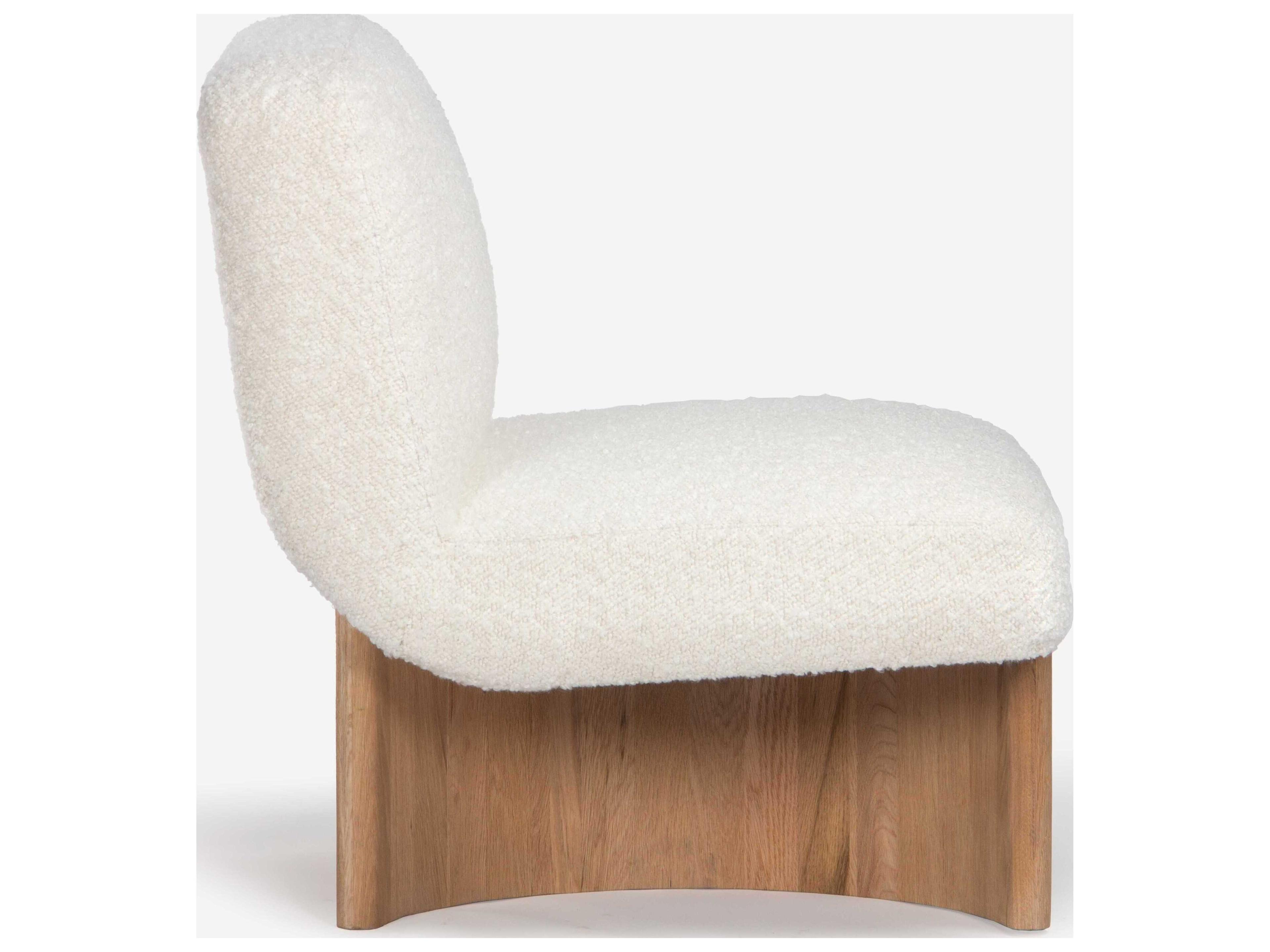 Union Home Como White Accent Chair