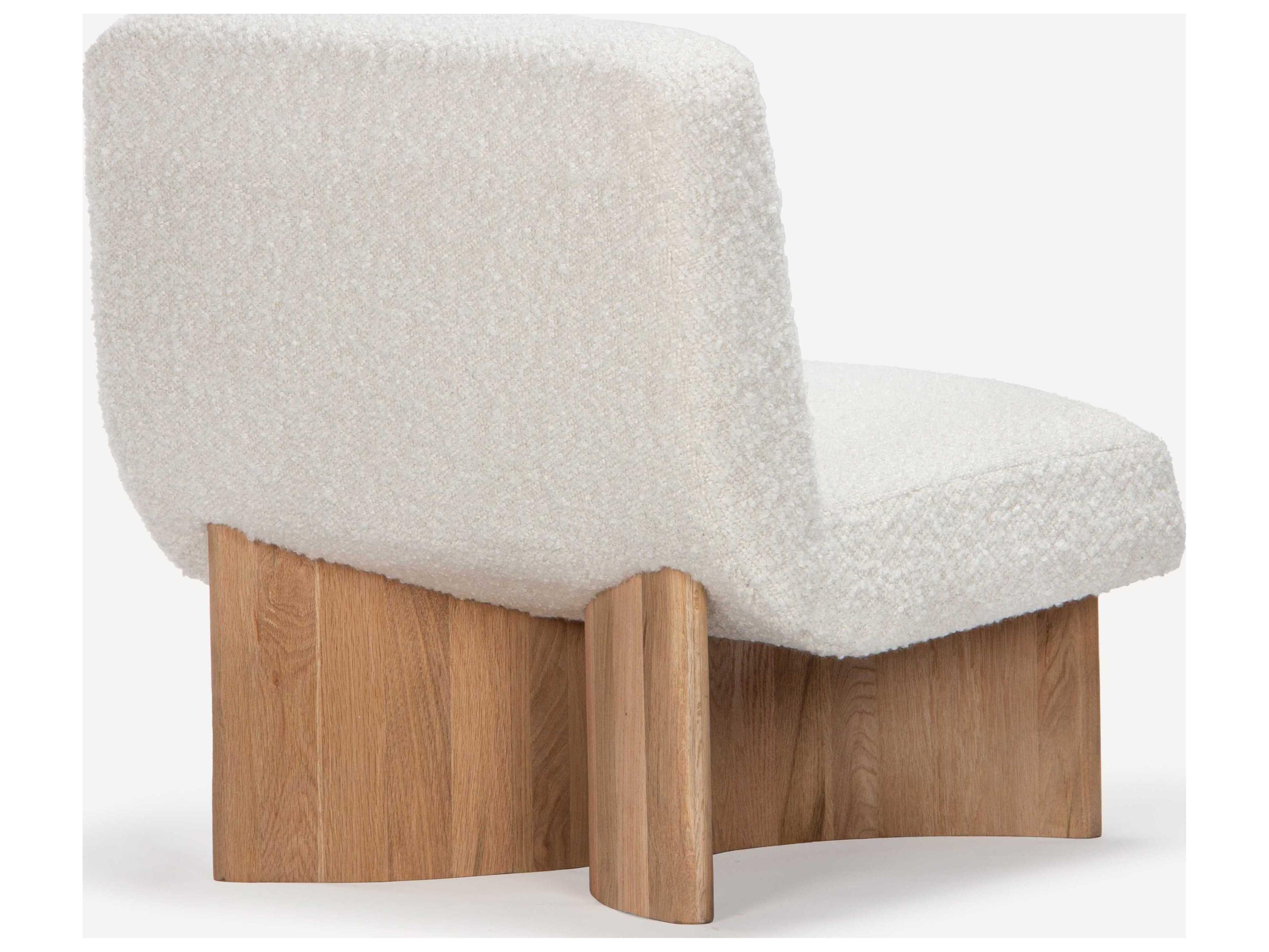 Union Home Como White Accent Chair