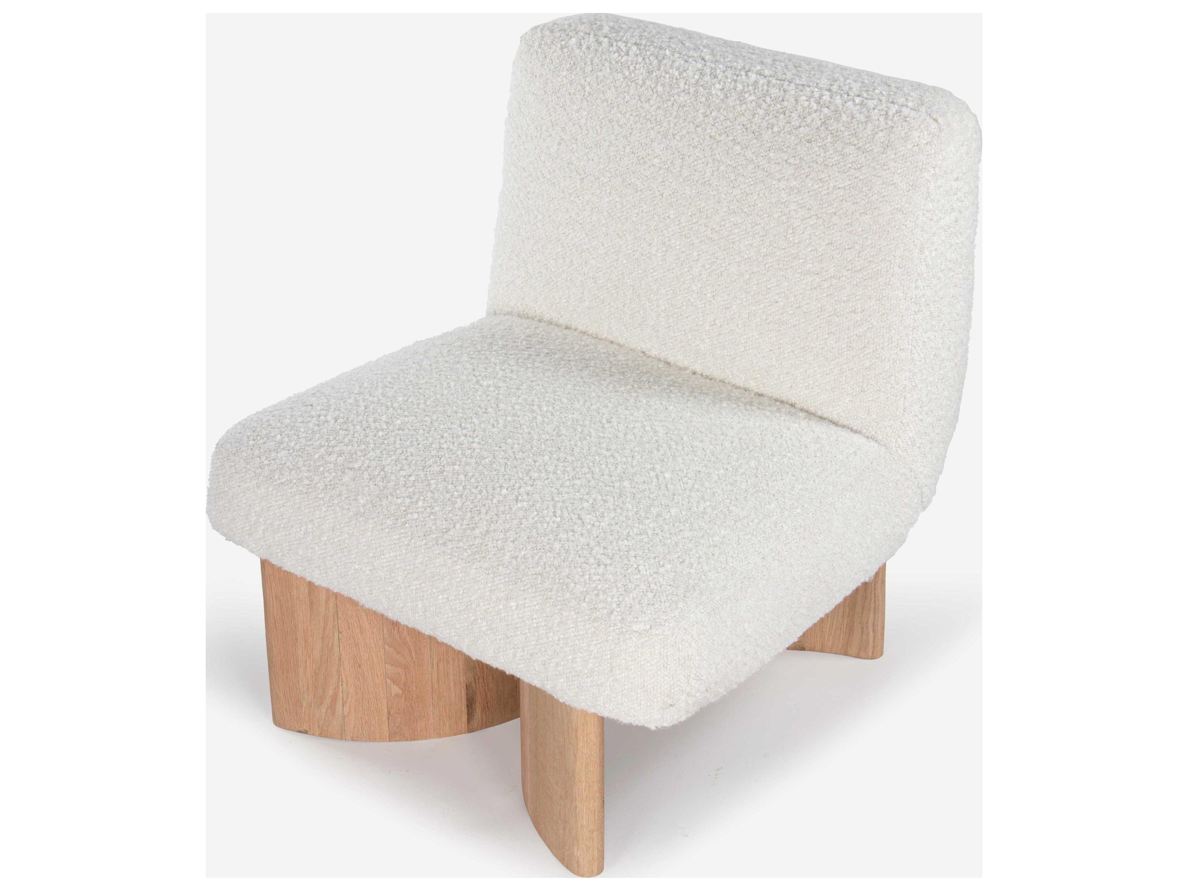 Union Home Como White Accent Chair