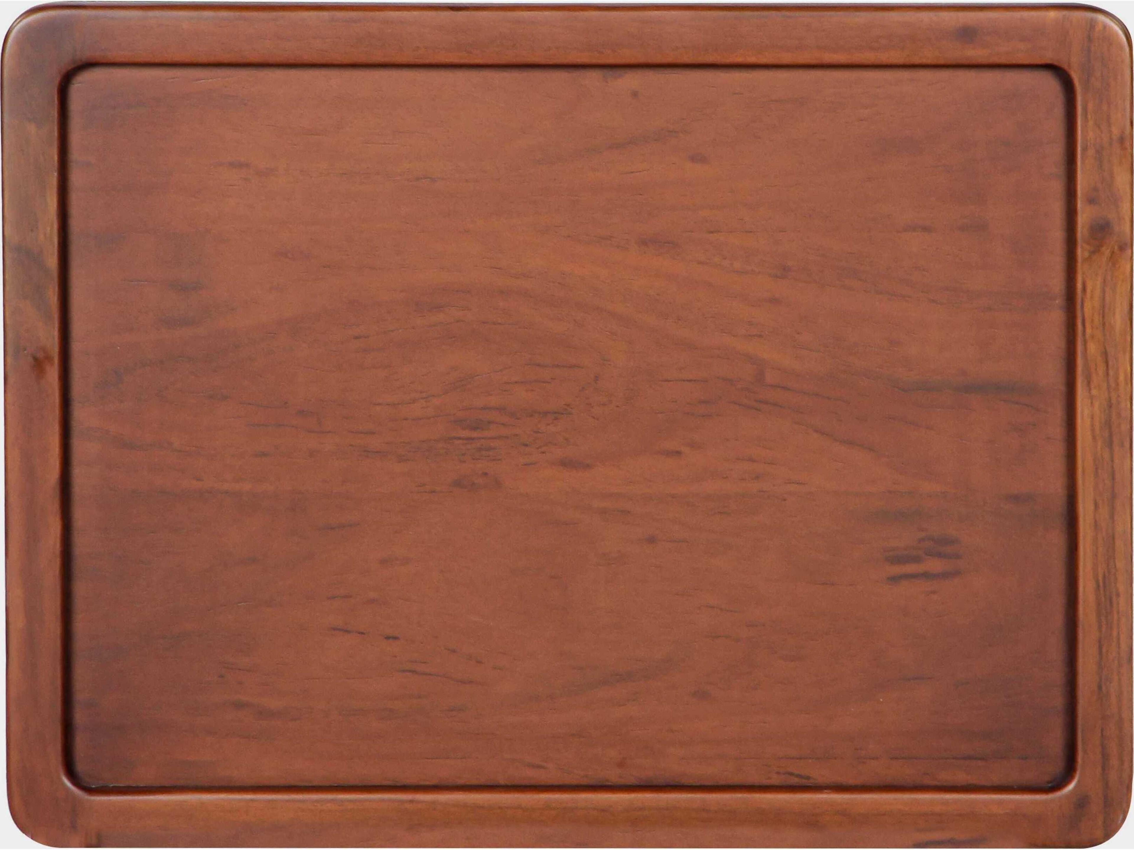 Union Home Twist Rectangular Wood Mellow Bourbon End Table