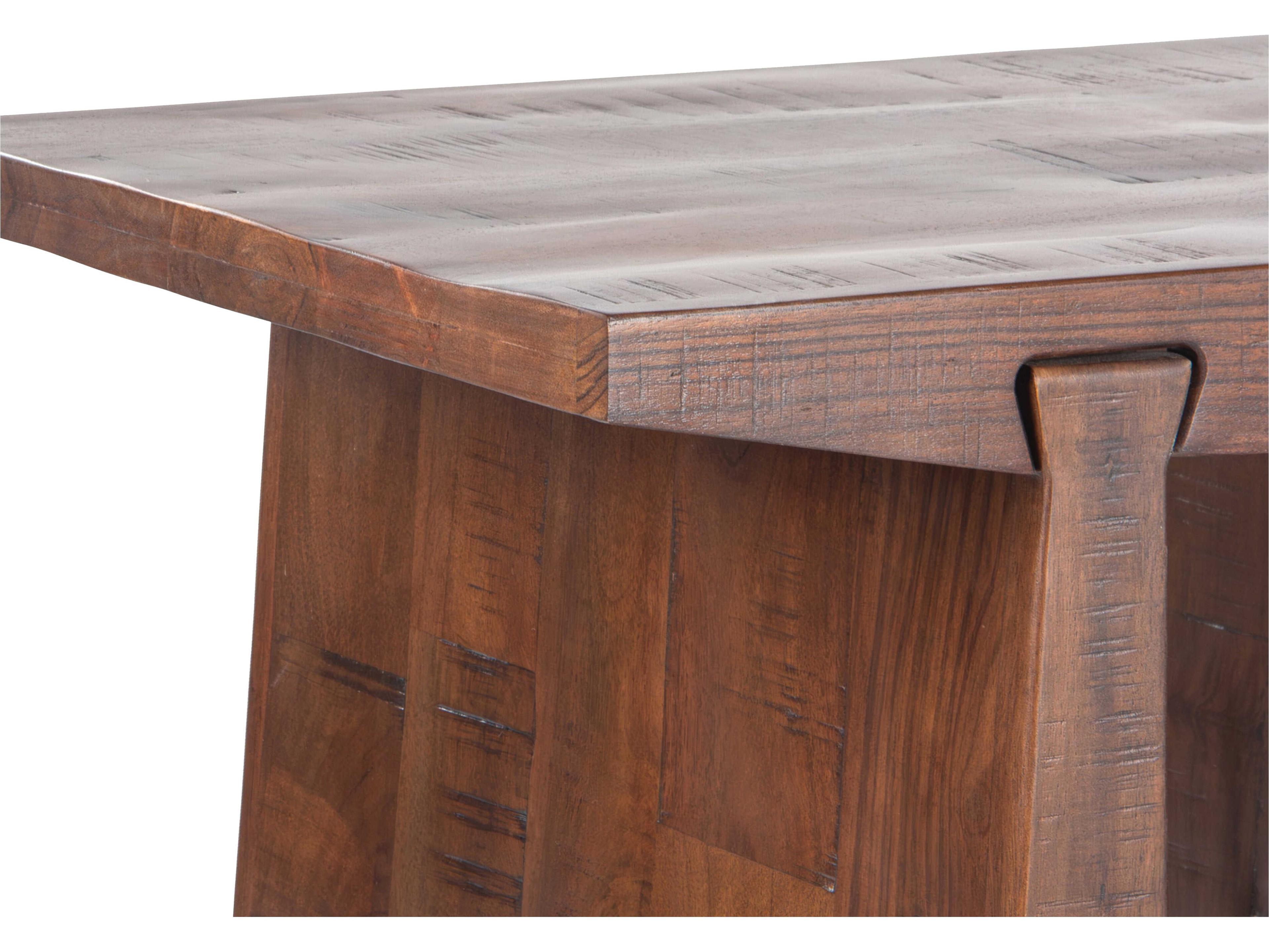 Union Home Keystone Rectangular Wood Weathered Brown End Table