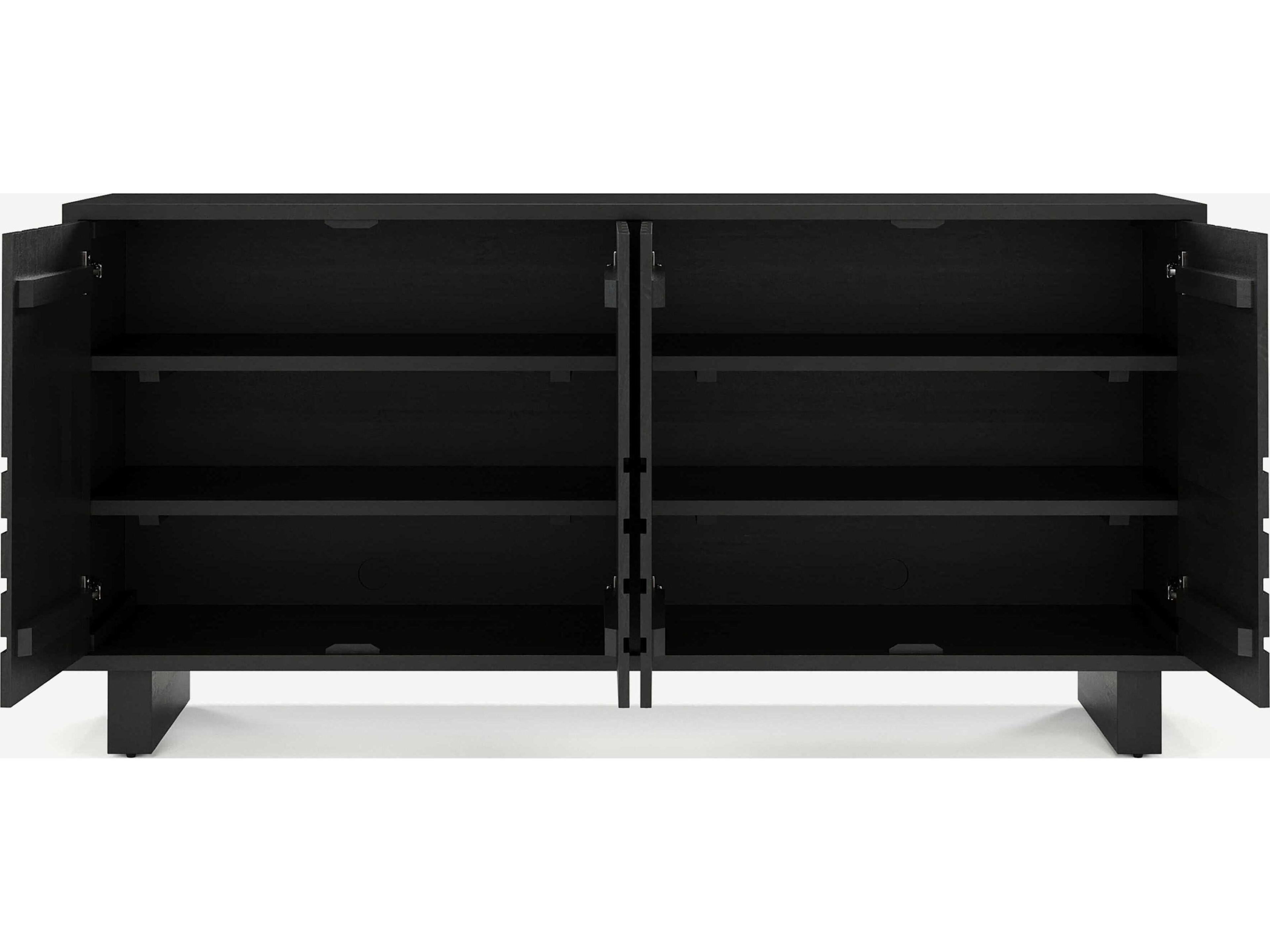 Union Home Array 68" Hardwood Charcoal Sideboard