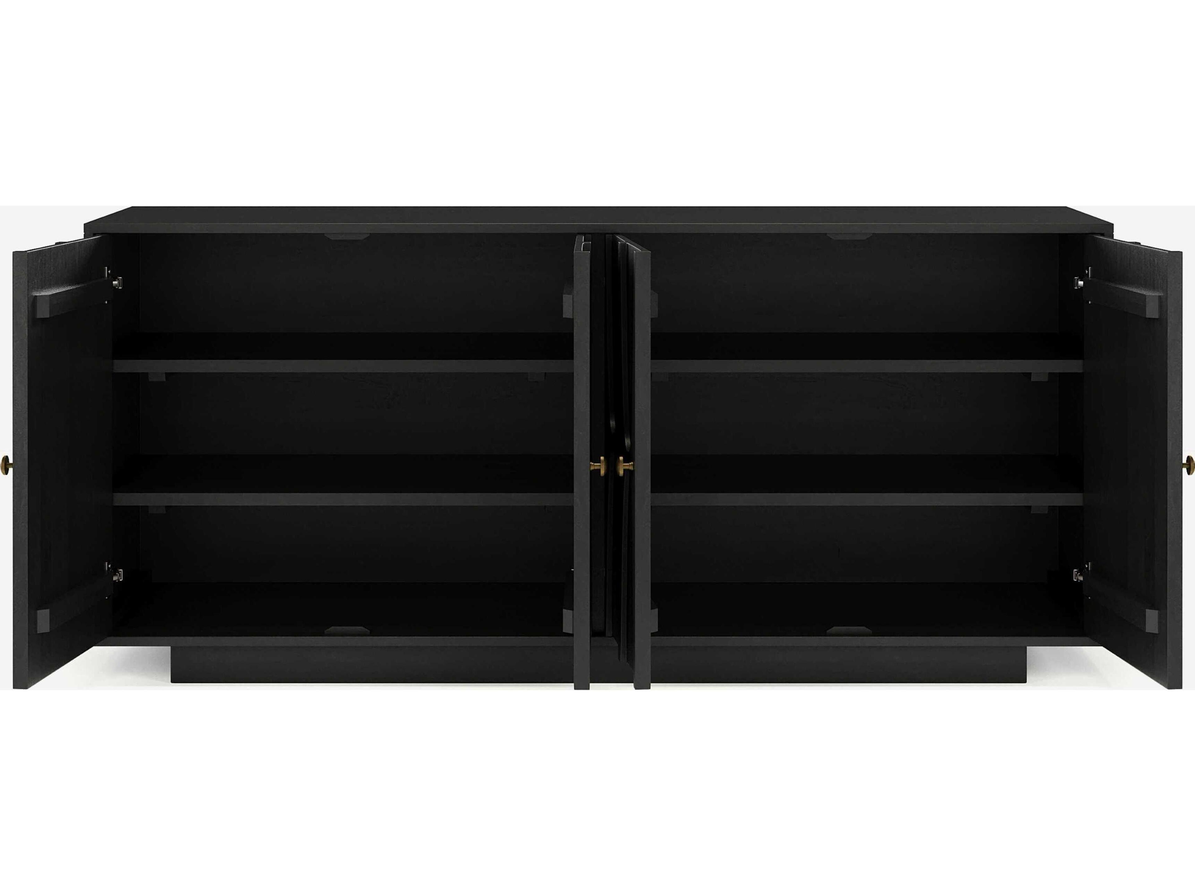 Union Home Roma 72" Hardwood Charcoal Sideboard