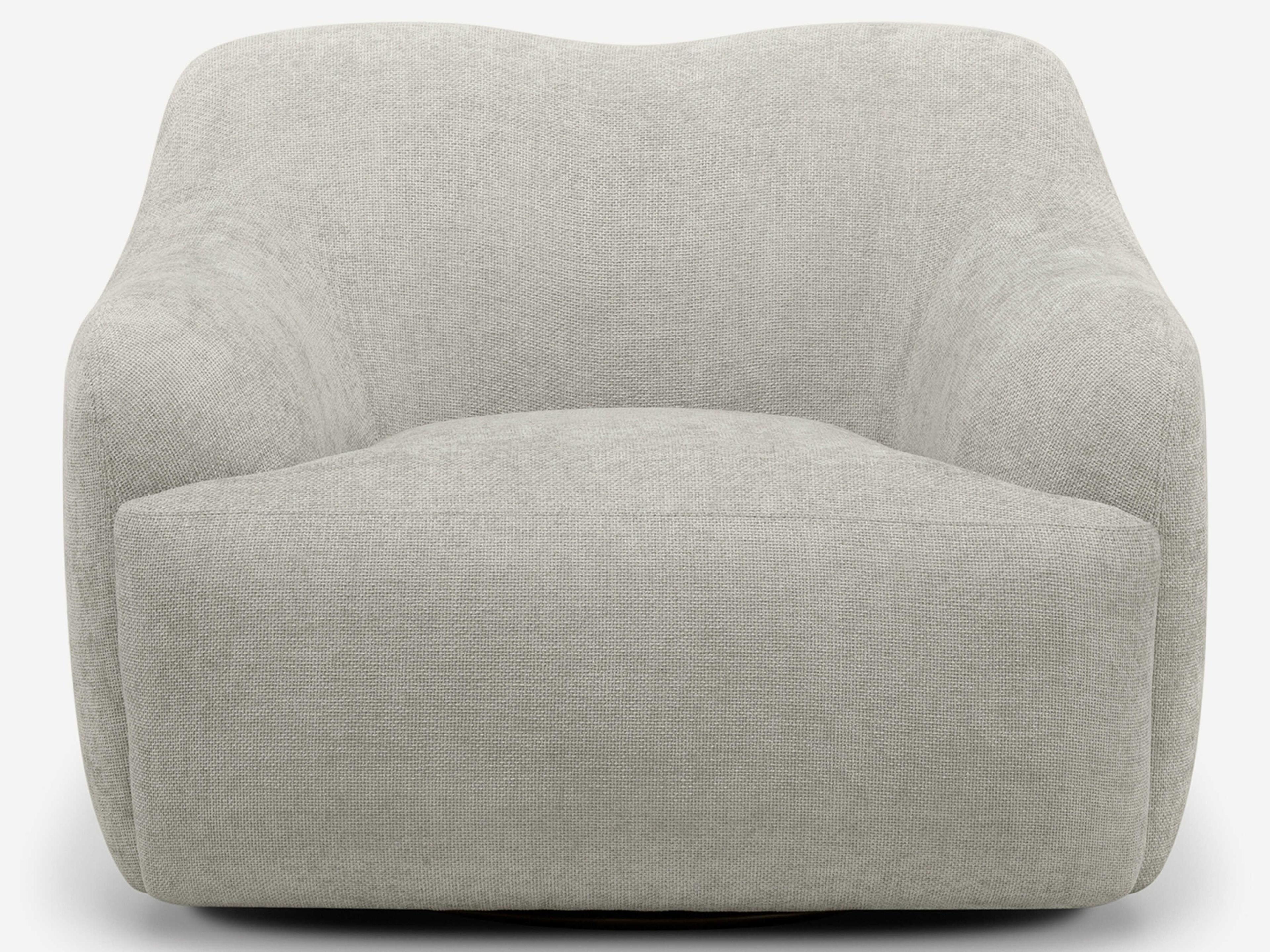 Union Home Orla Swivel Gray Accent Chair