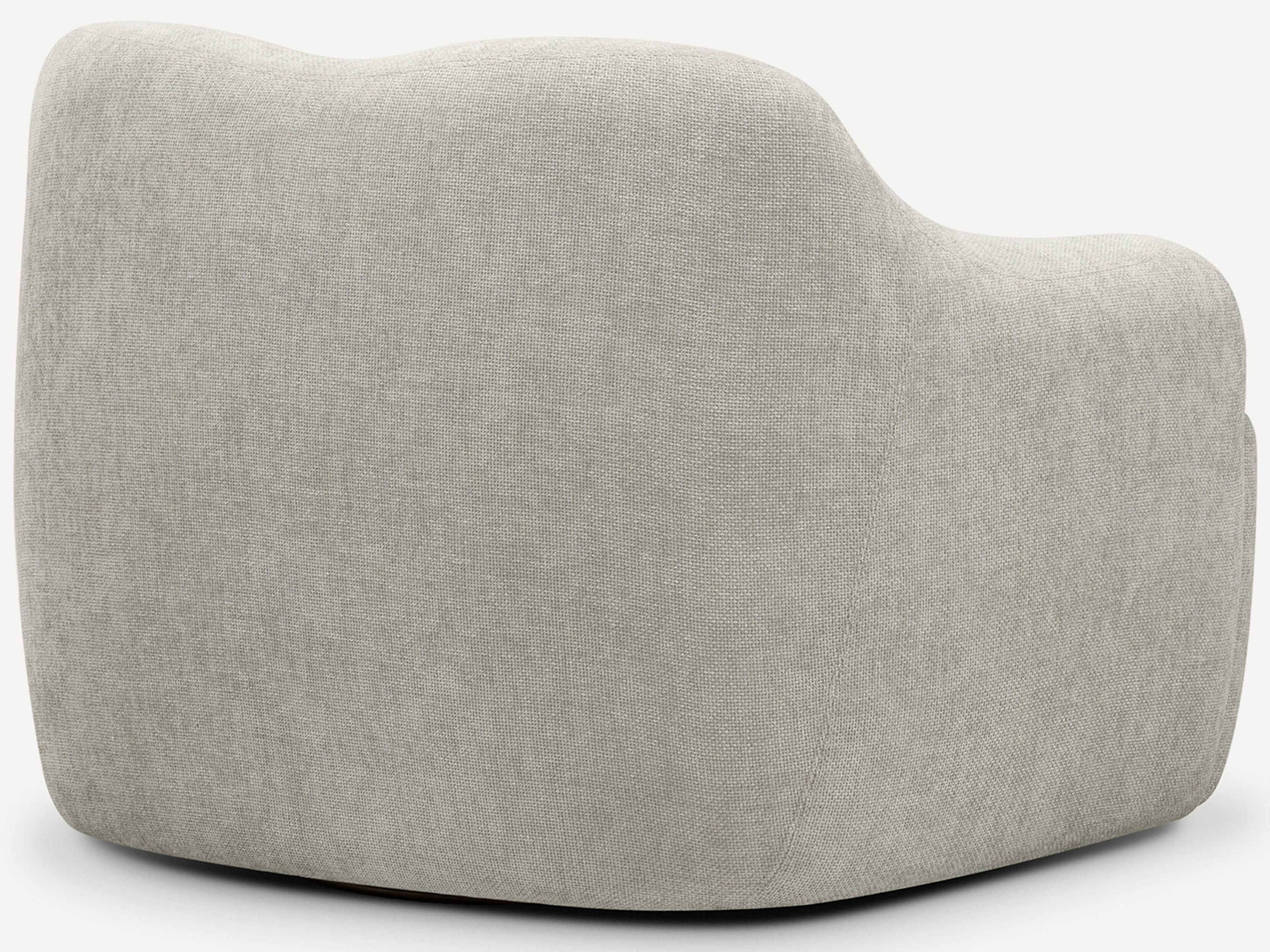 Union Home Orla Swivel Gray Accent Chair