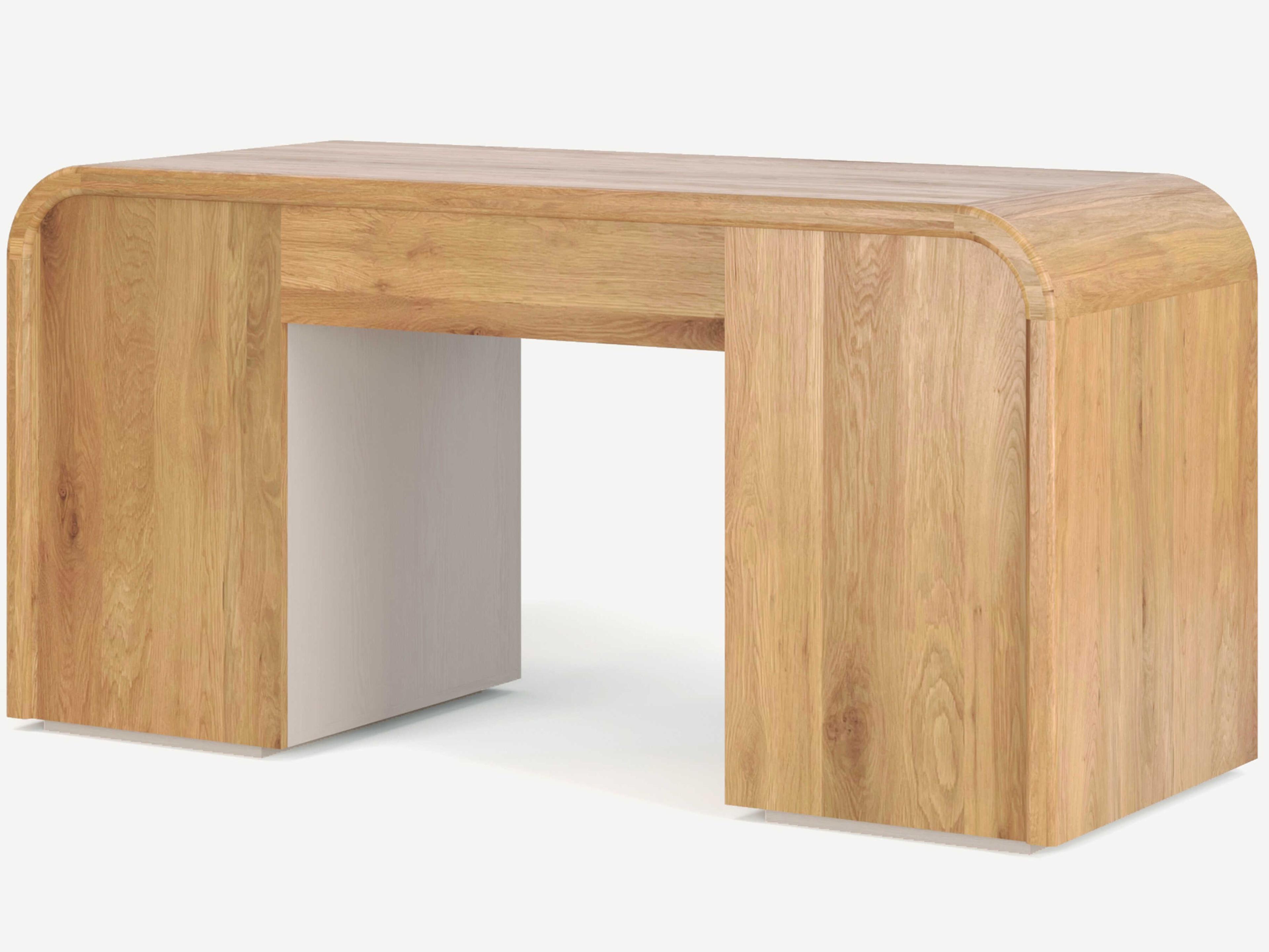 Union Home Liam Natural Oak Wood Writing Desk