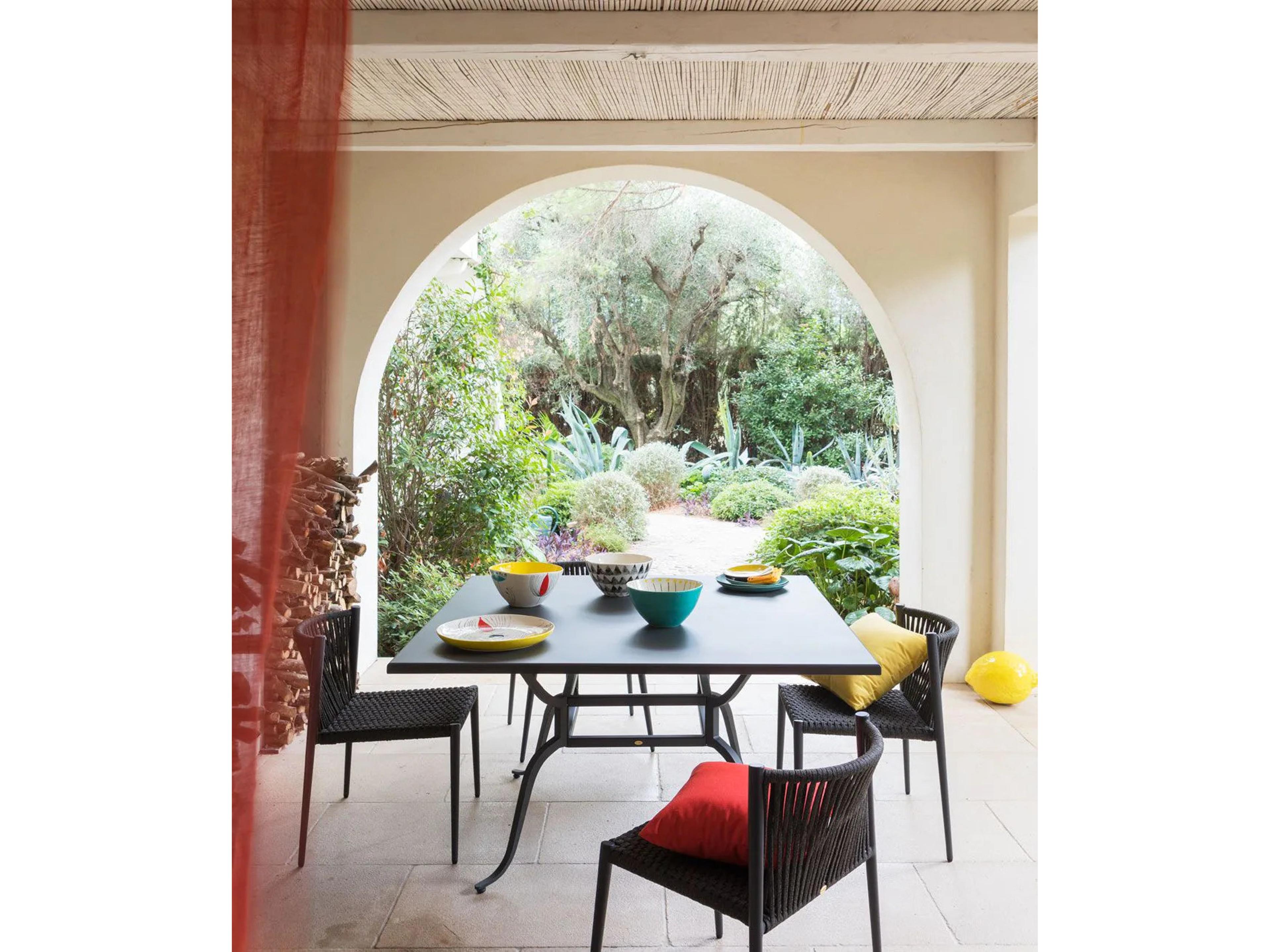 UnoPiu Toscana Wrought Iron Square Dining Table