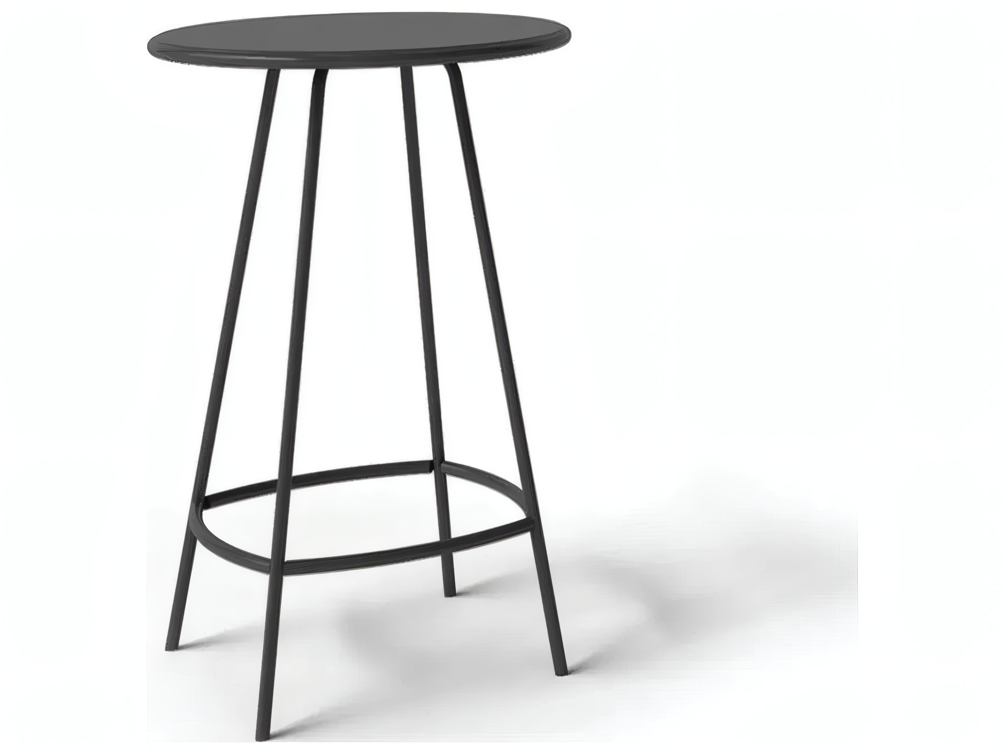 Coco Round high table in steel