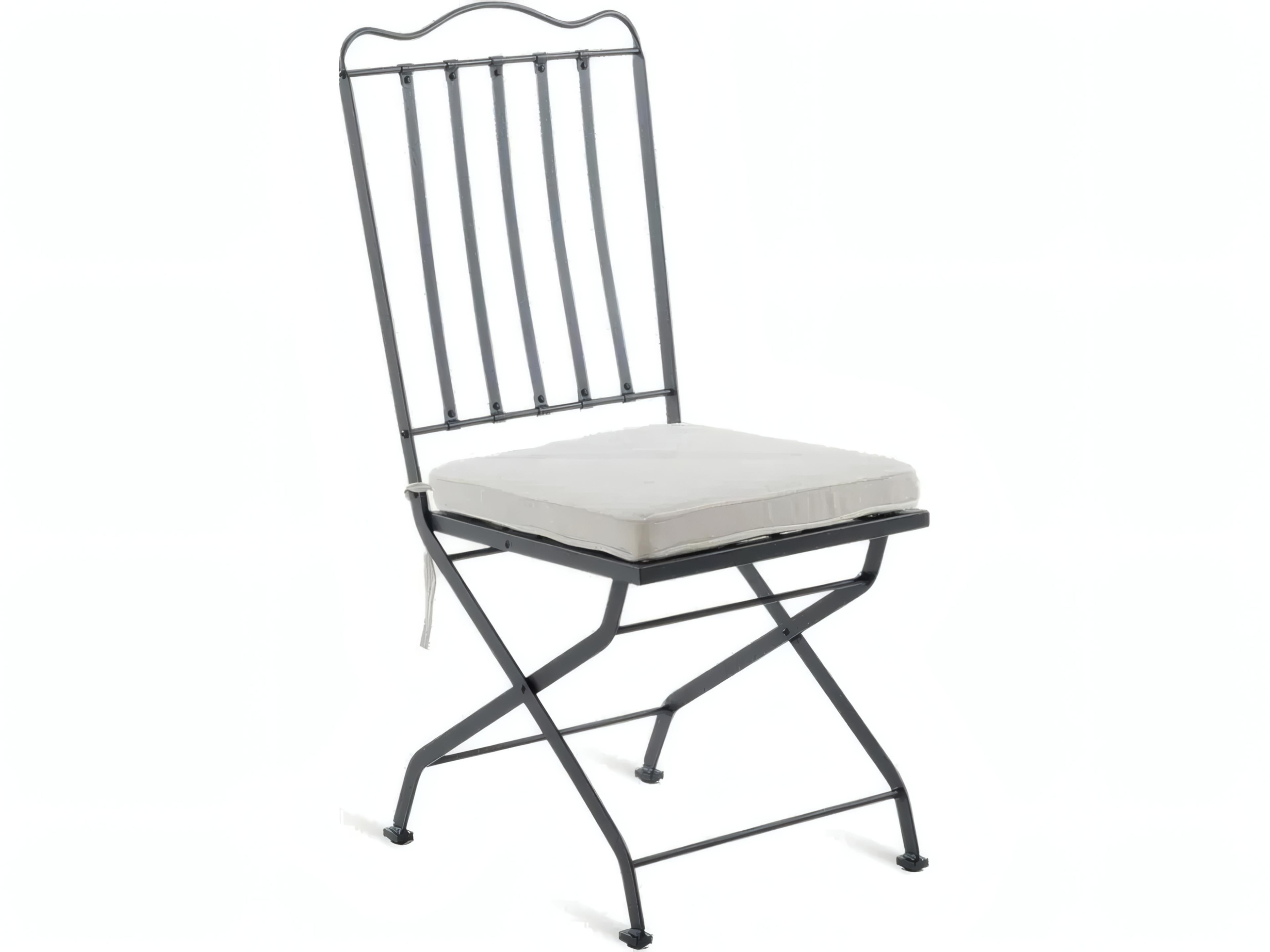 Toscana Wrought Iron Folding Side Chair
