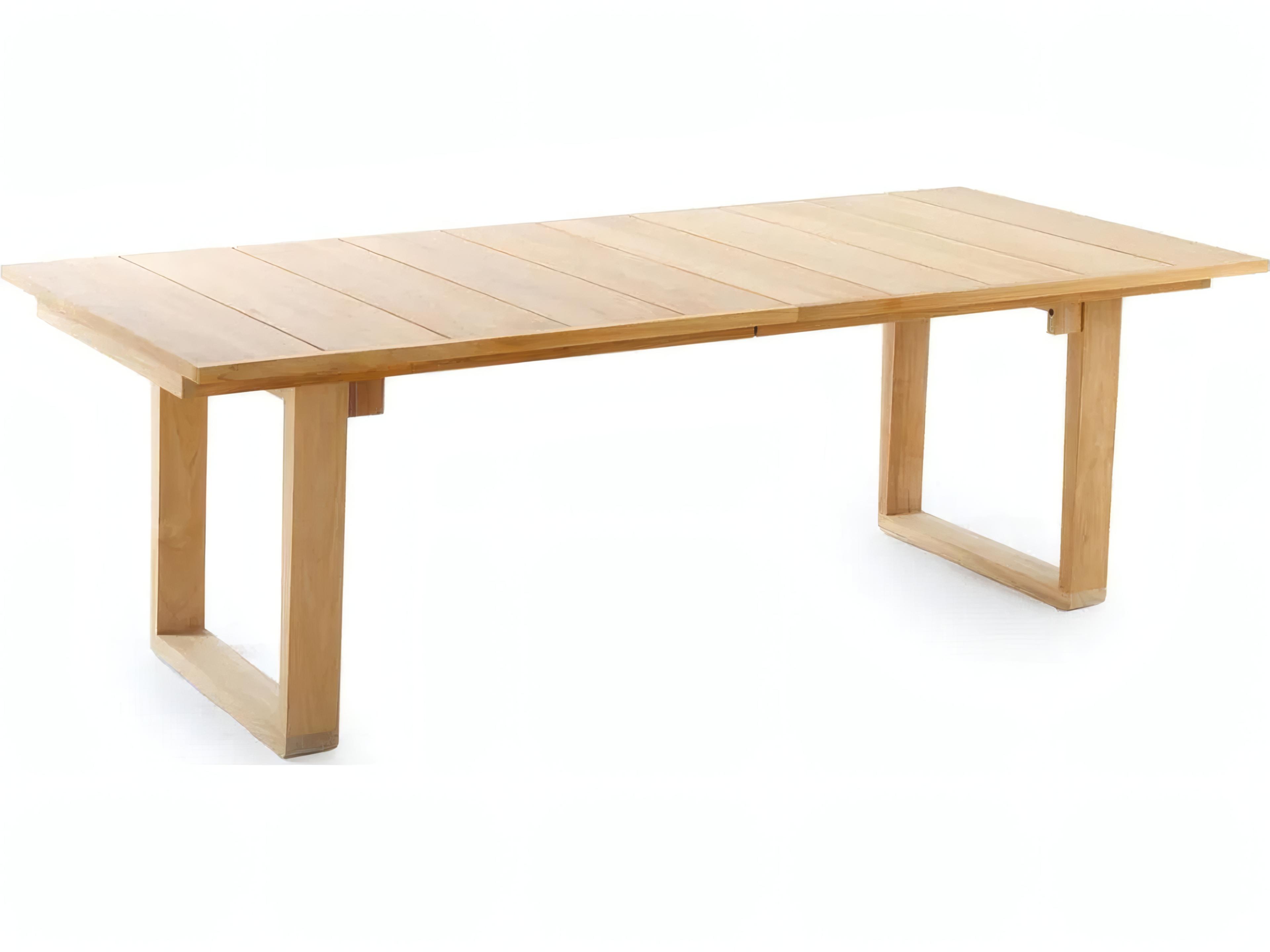 Cosette Teak Extendable Rectangular Dining Table