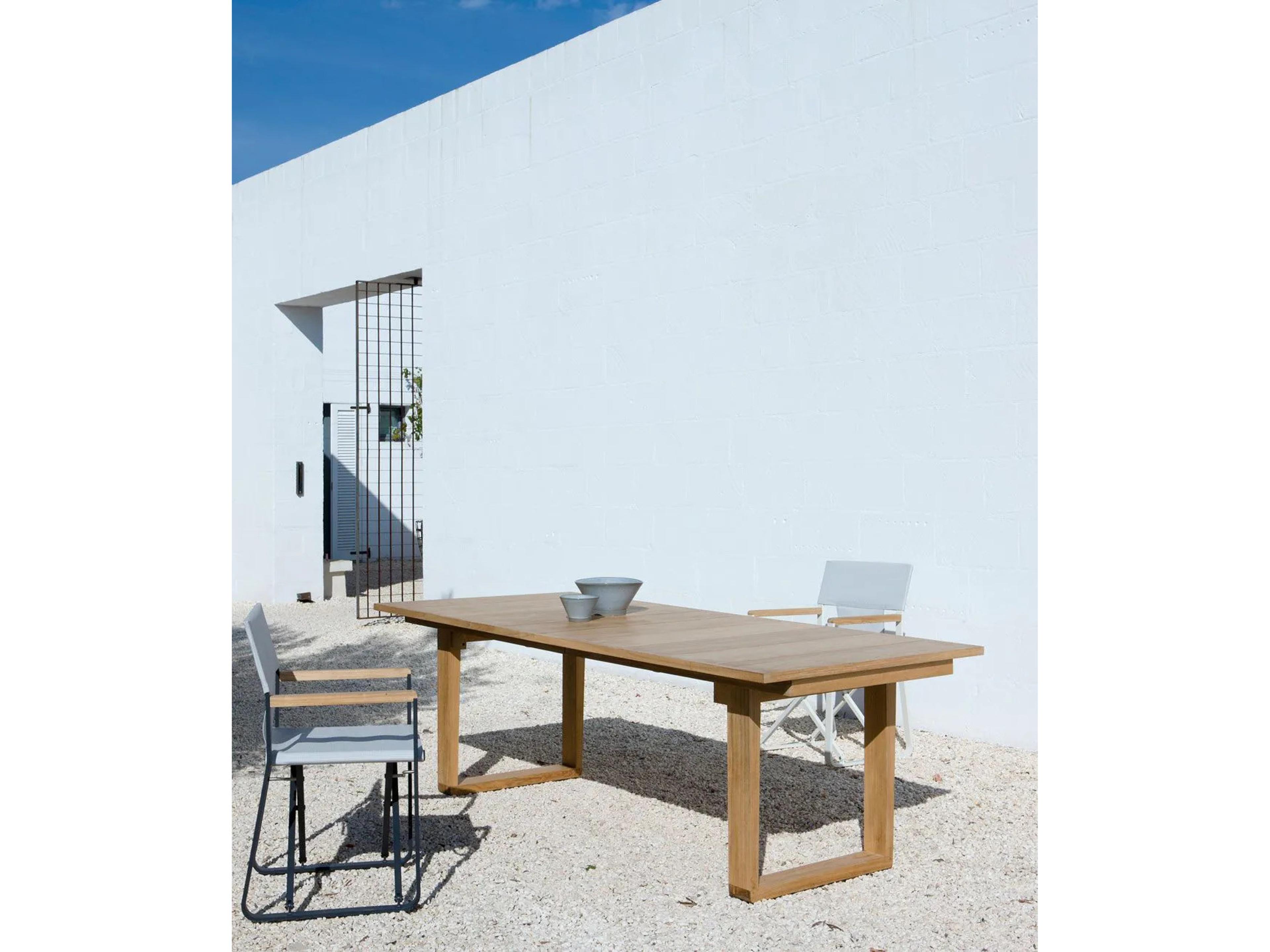 UnoPiu Cosette Teak Extendable Rectangular Dining Table