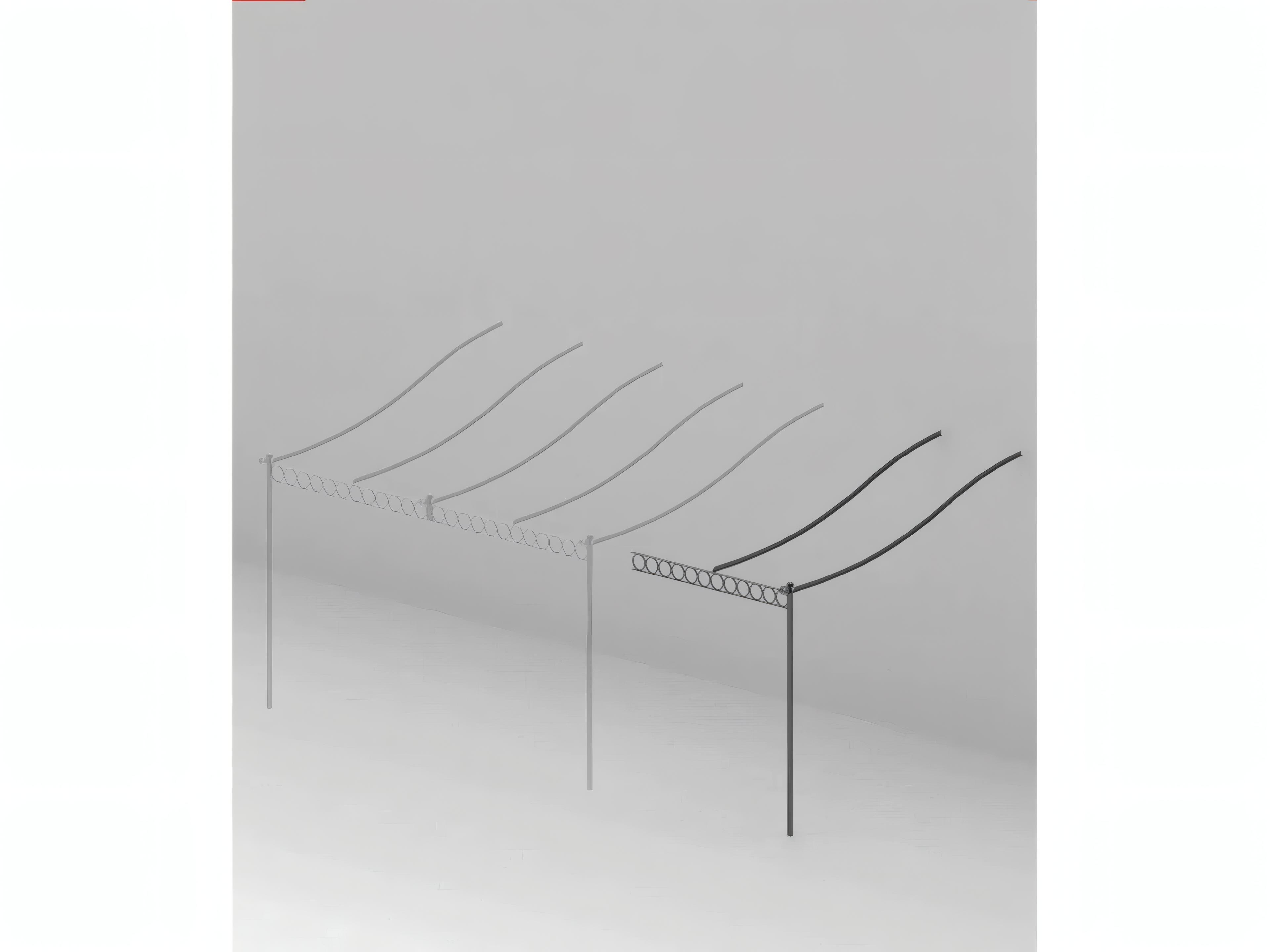 Tibisco Extension Single Attached Pergola without Roofing