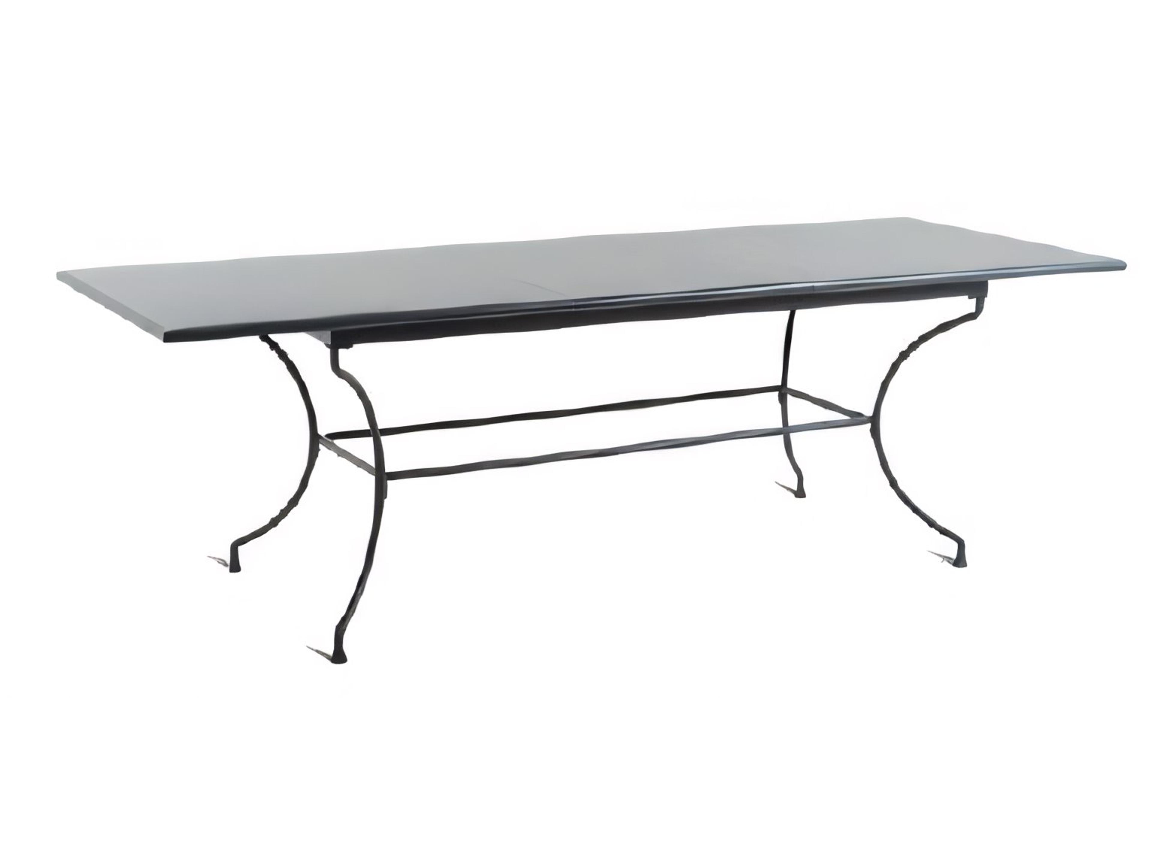 IGEA Wrought Iron Extendable Rectangular Dining Table
