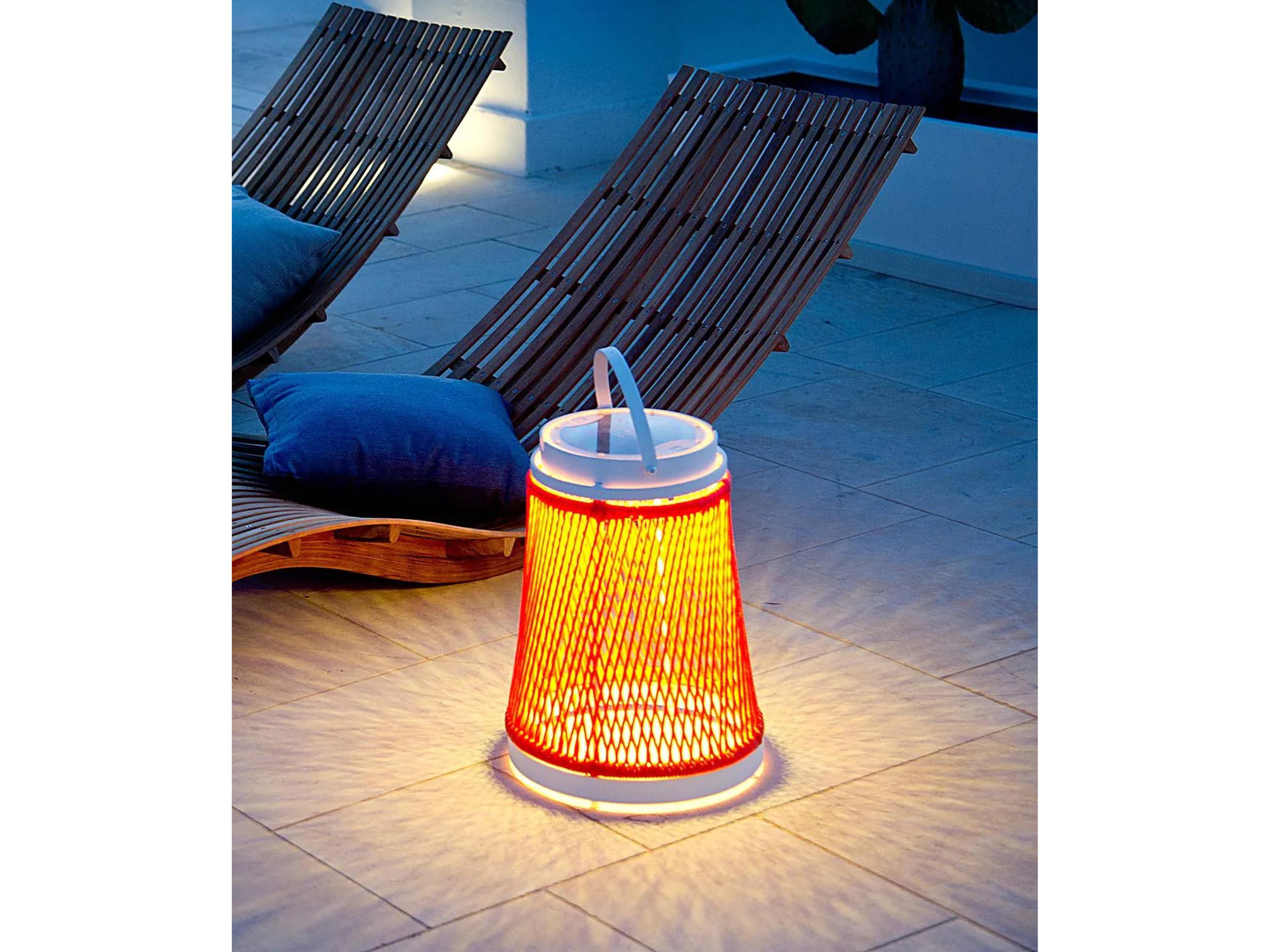 UnoPiu Solare Lamp in White Aluminium