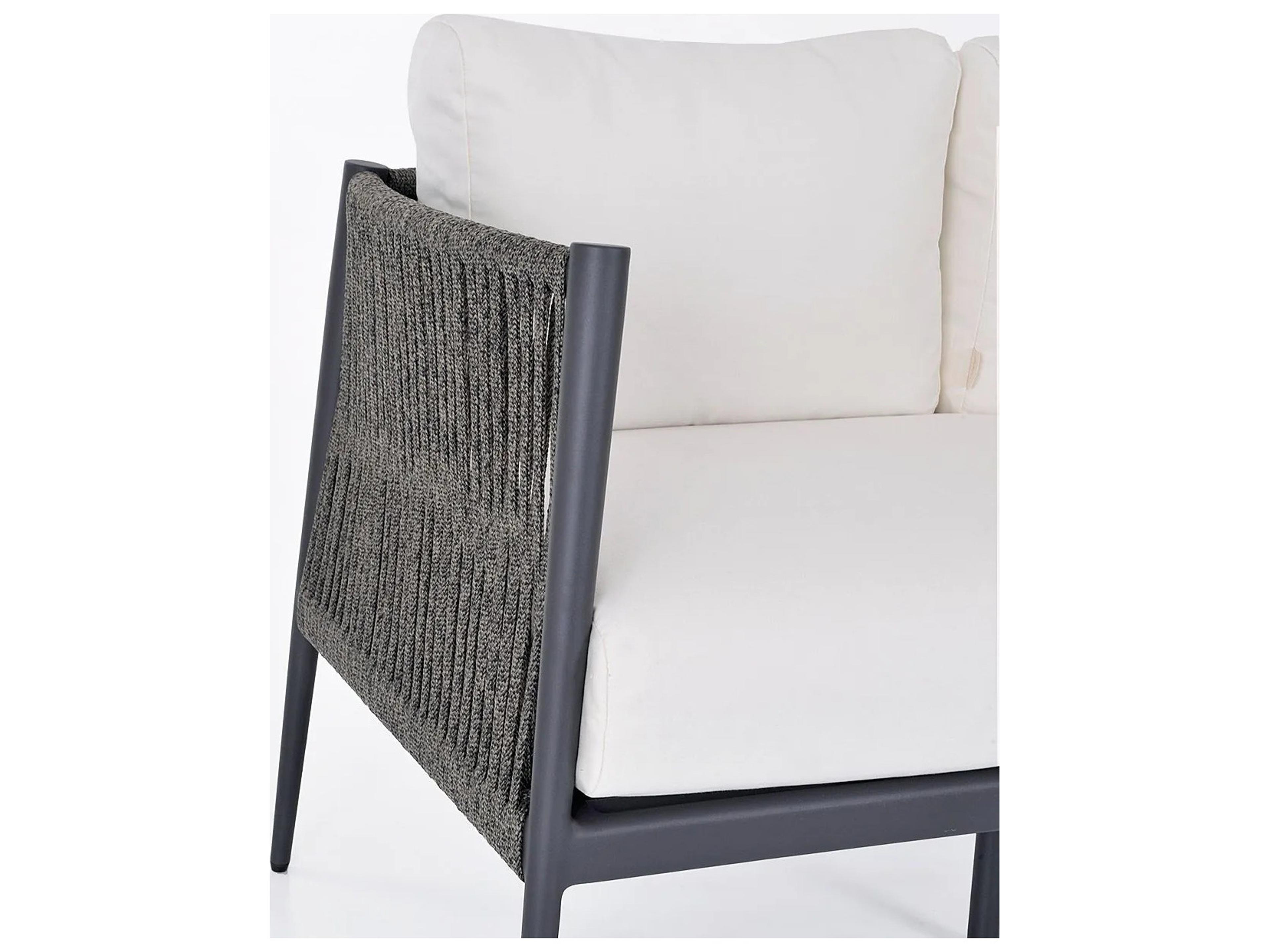 UnoPiu Luce Aluminum 2 Seater Sofa