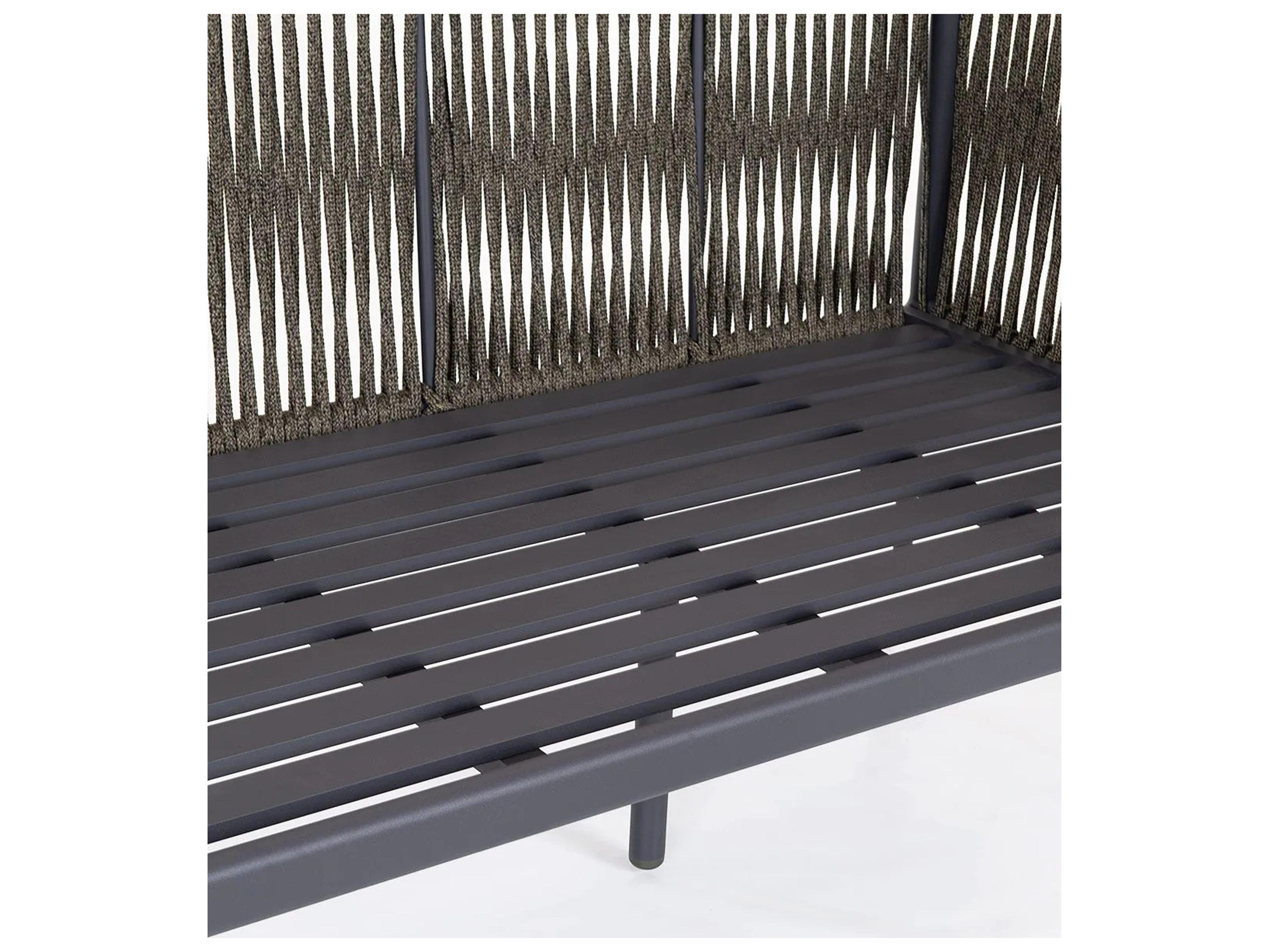 UnoPiu Luce Aluminum 3 Seater Sofa