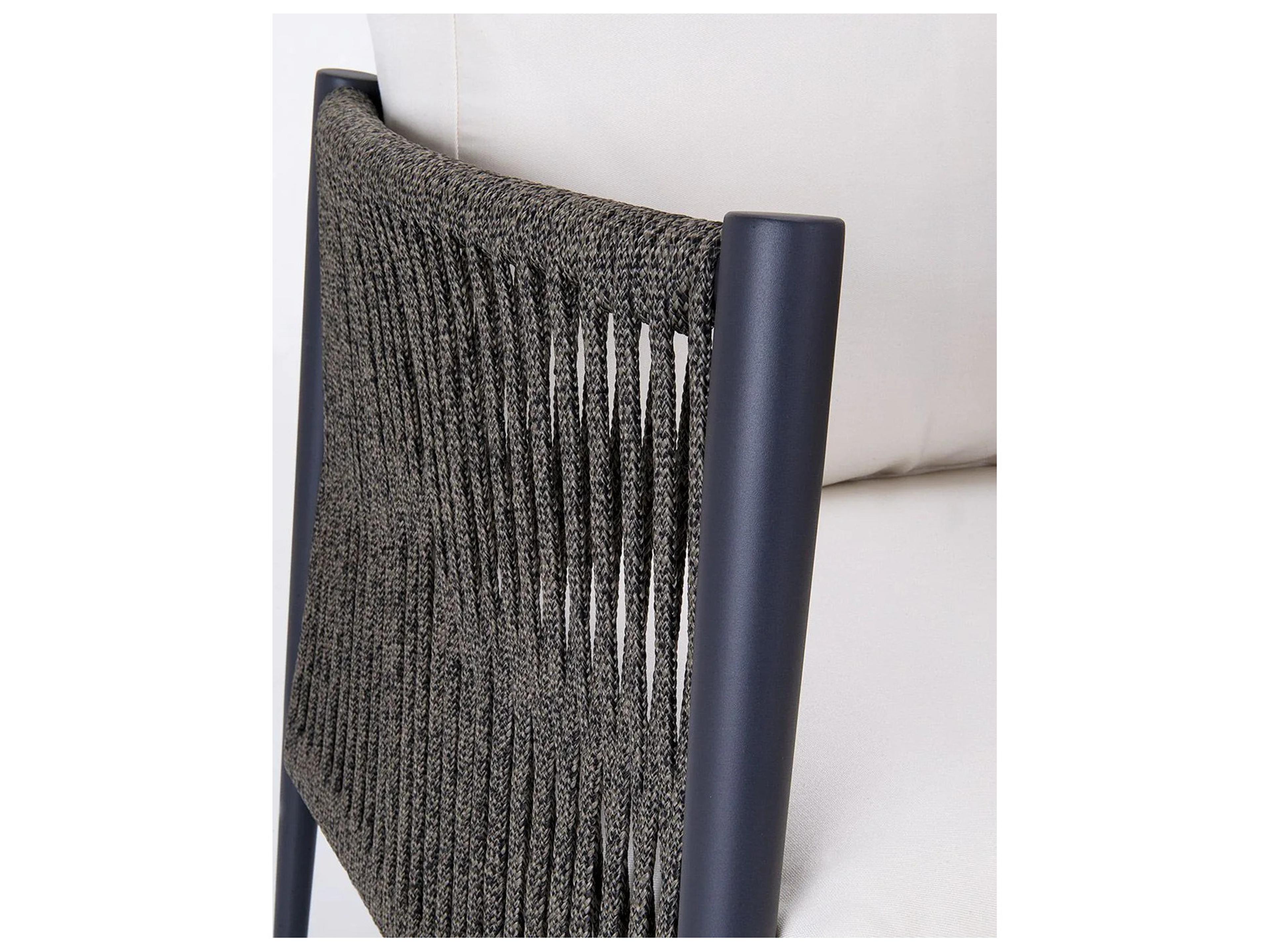 UnoPiu Luce Aluminum Rope Armchair