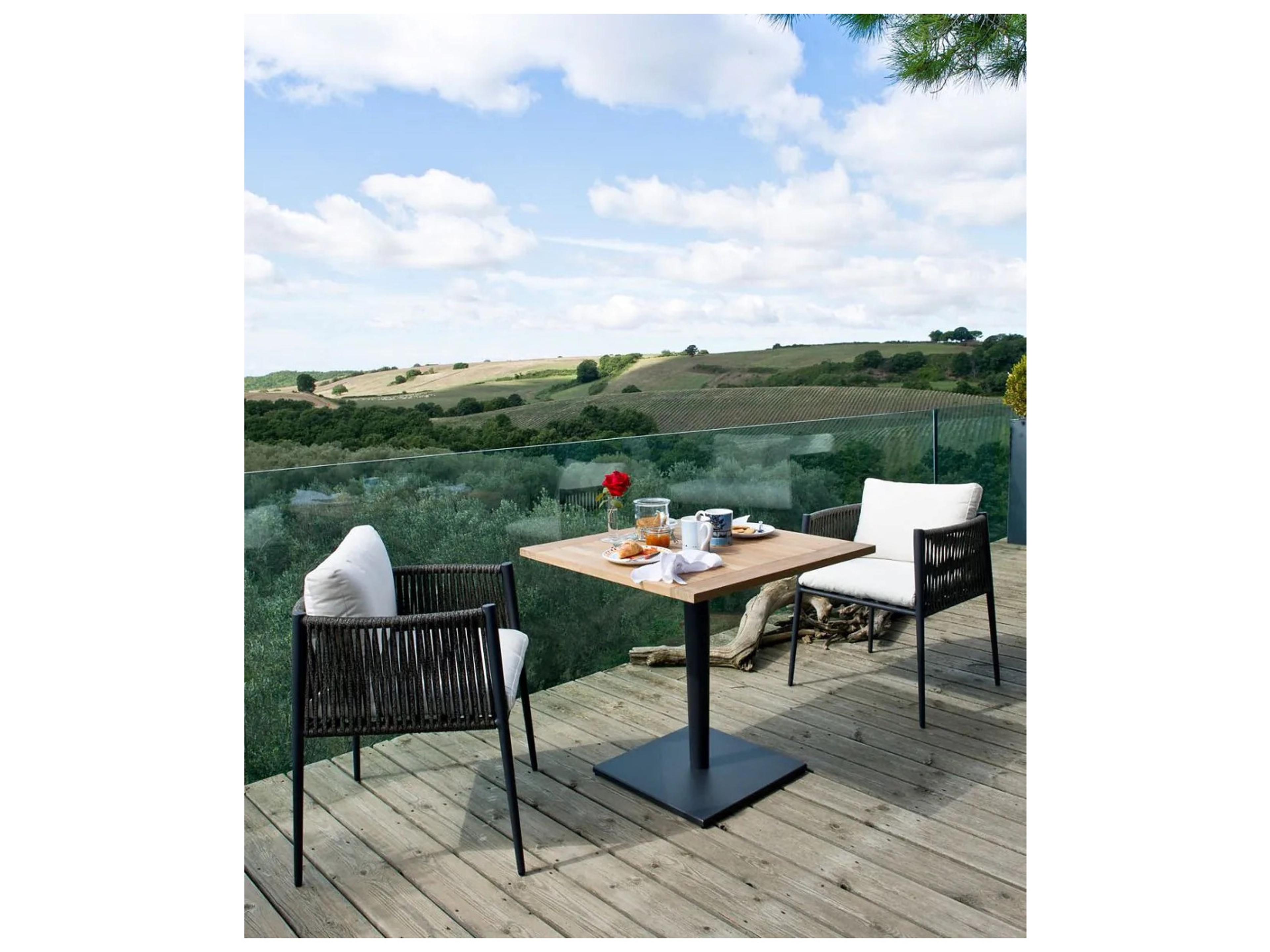 UnoPiu Luce Aluminum Small Armchair