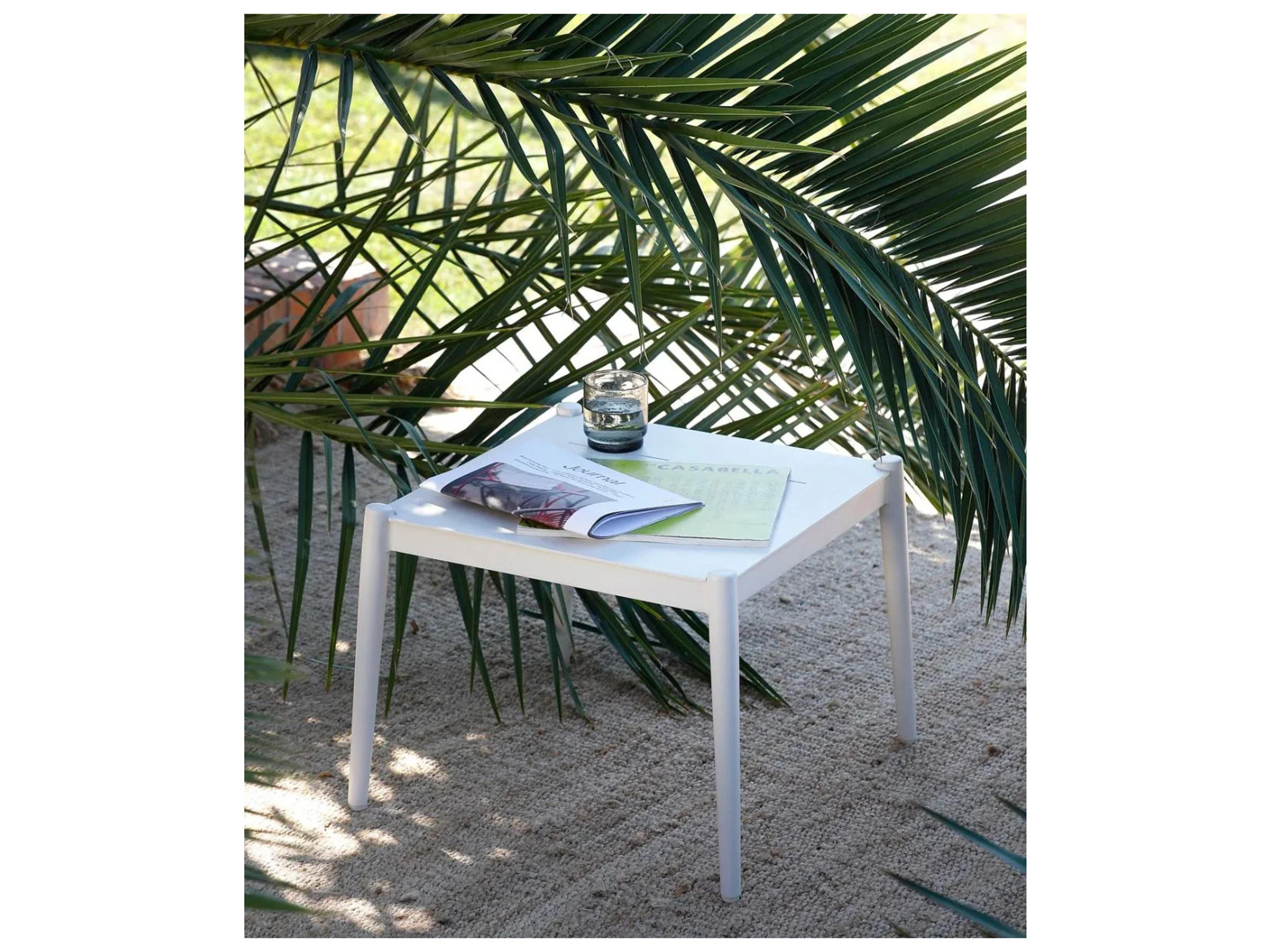 UnoPiu Luce Aluminum Square Coffee Table