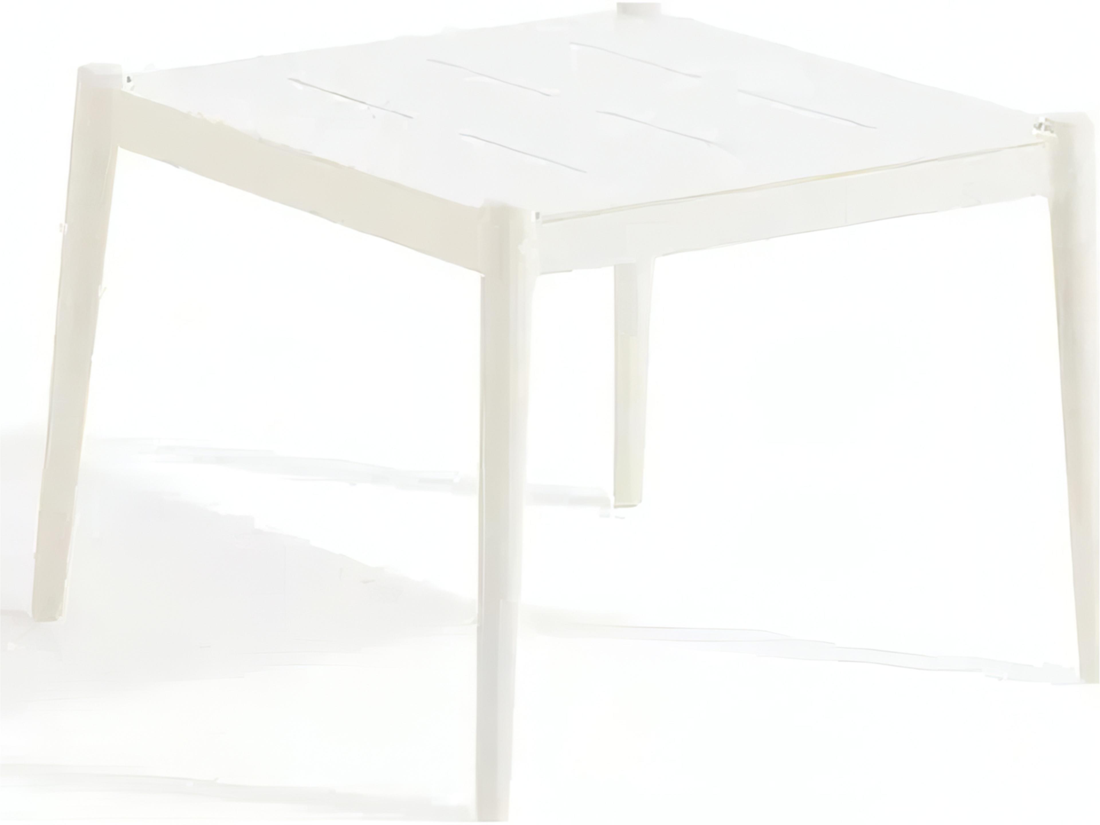 Luce Aluminum Square Coffee Table