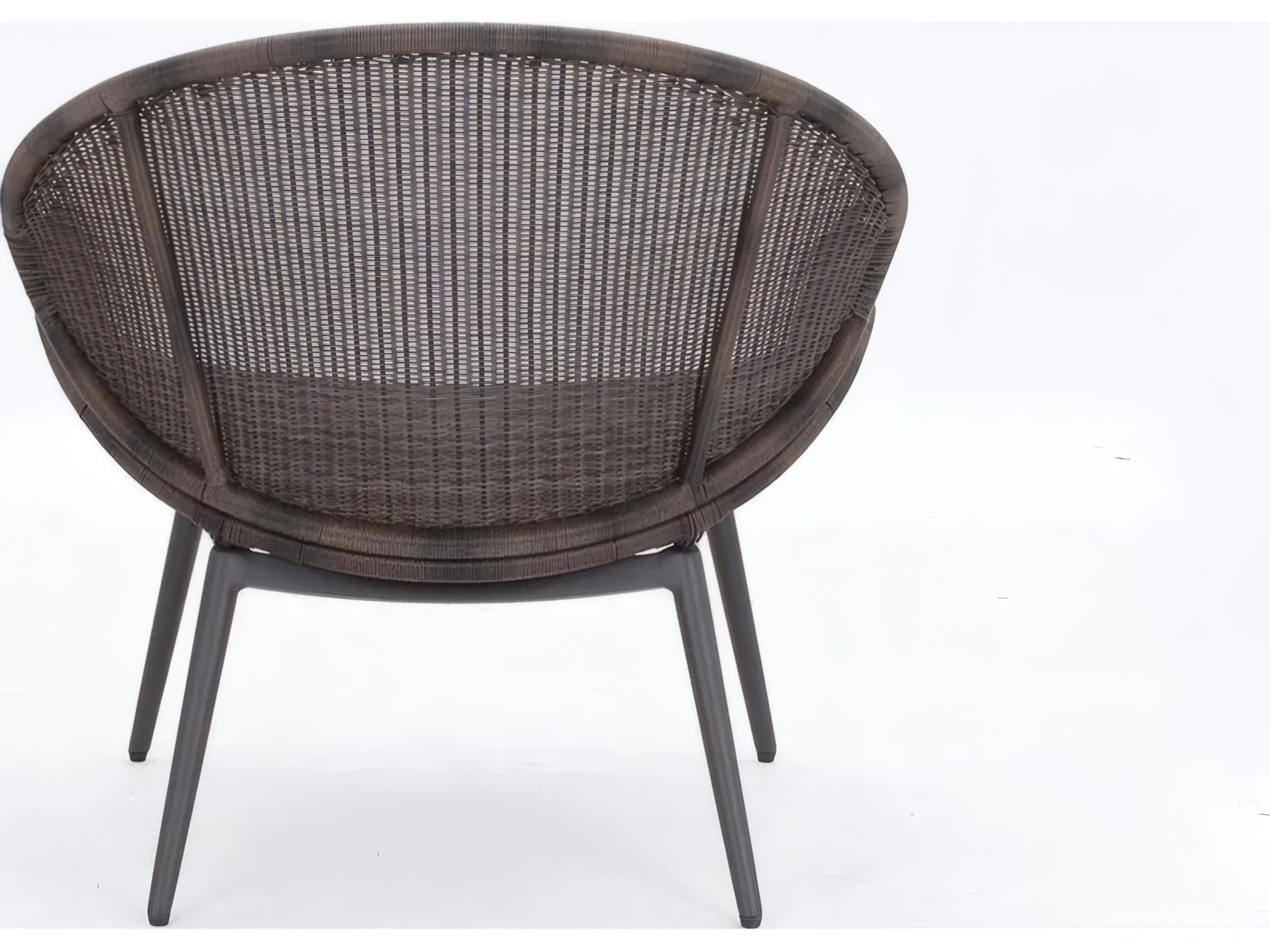 UnoPiu Nacre Garden Armchair in Antique Brown