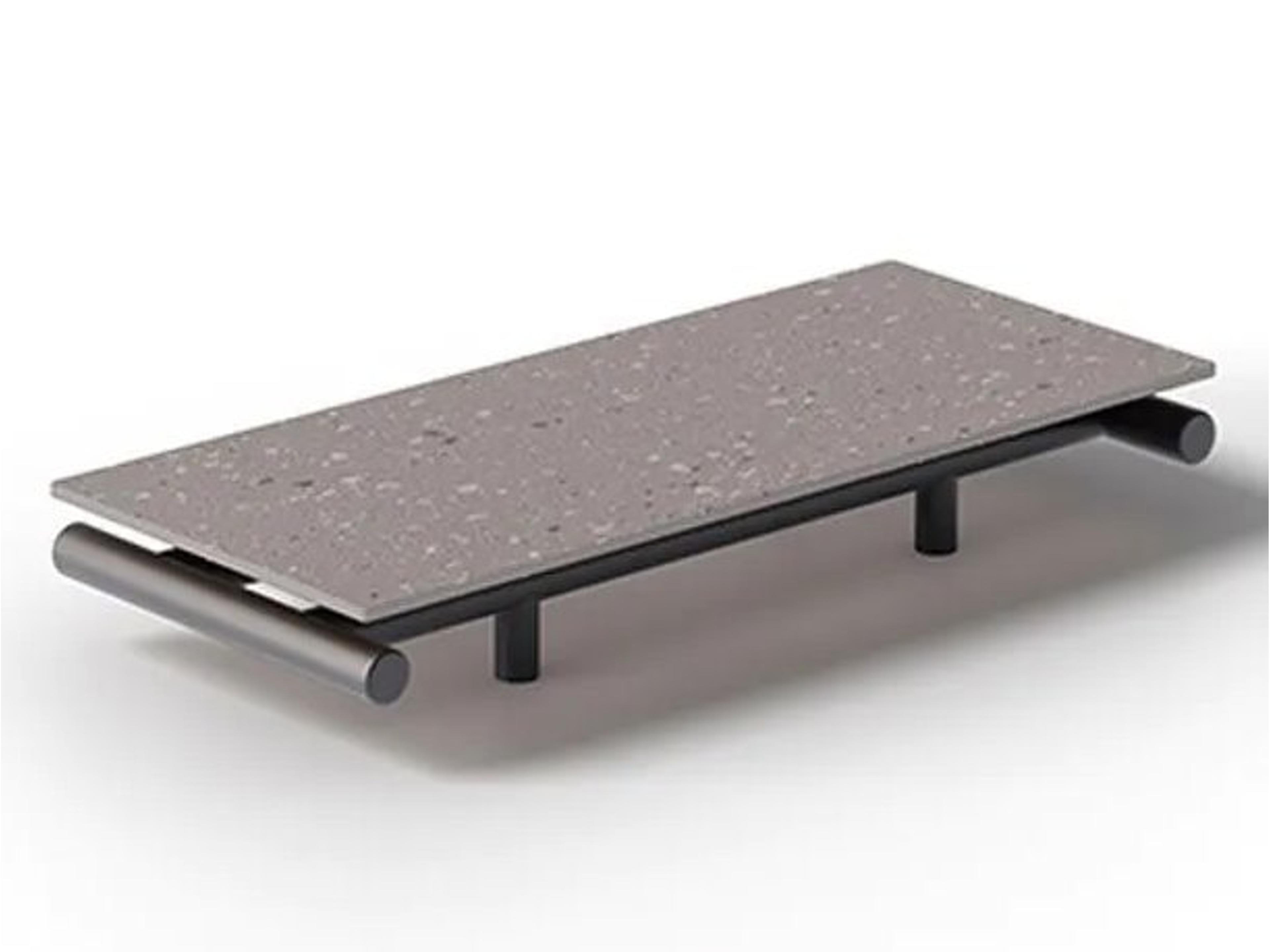 Davos Rectangular Coffee Table in Pietra