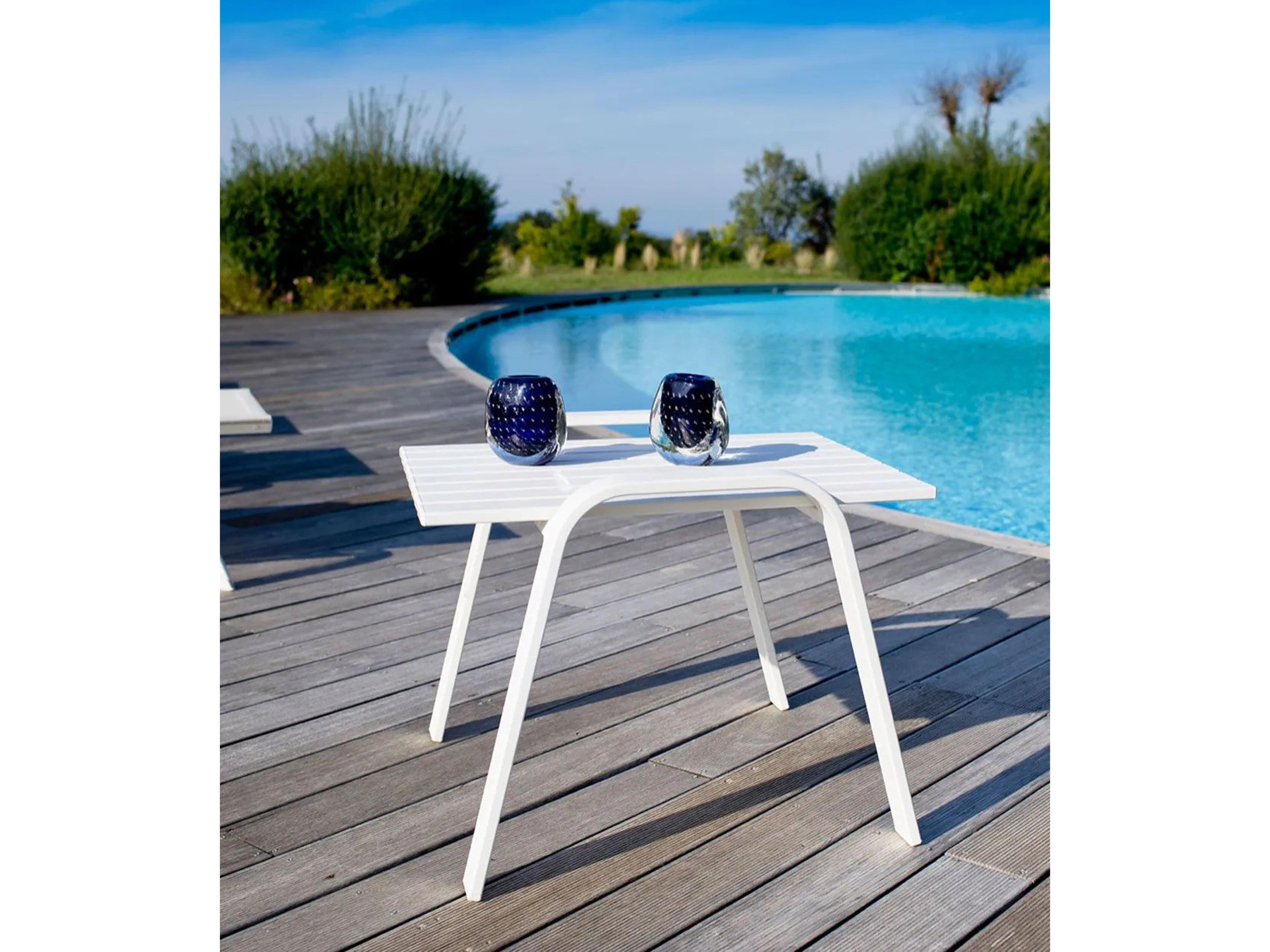 UnoPiu Panarea Aluminum Rectangular Coffee Table