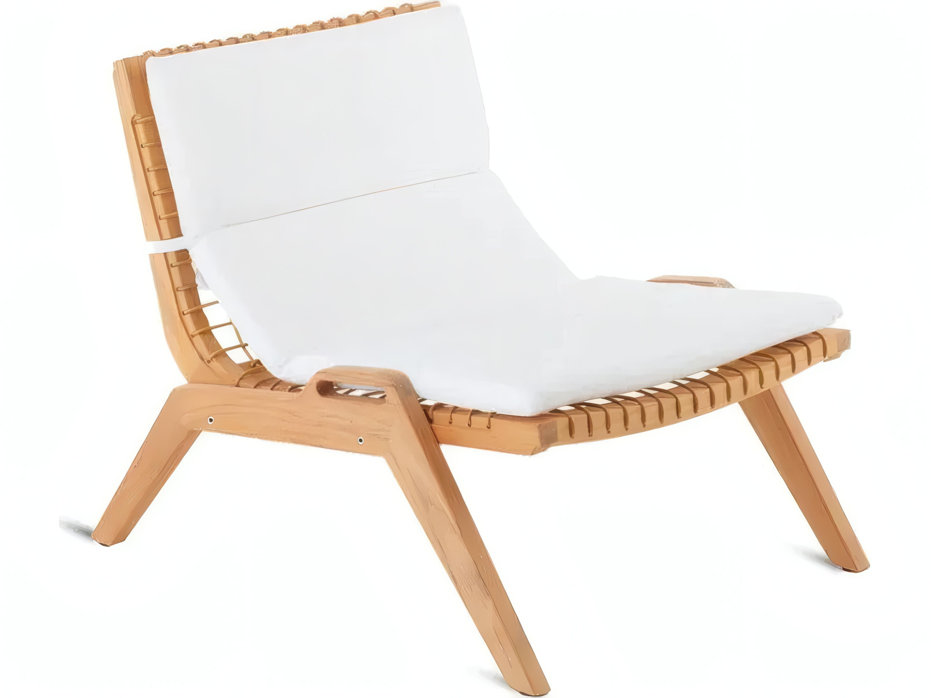 Synthesis Teak Stackable Lounge Chair