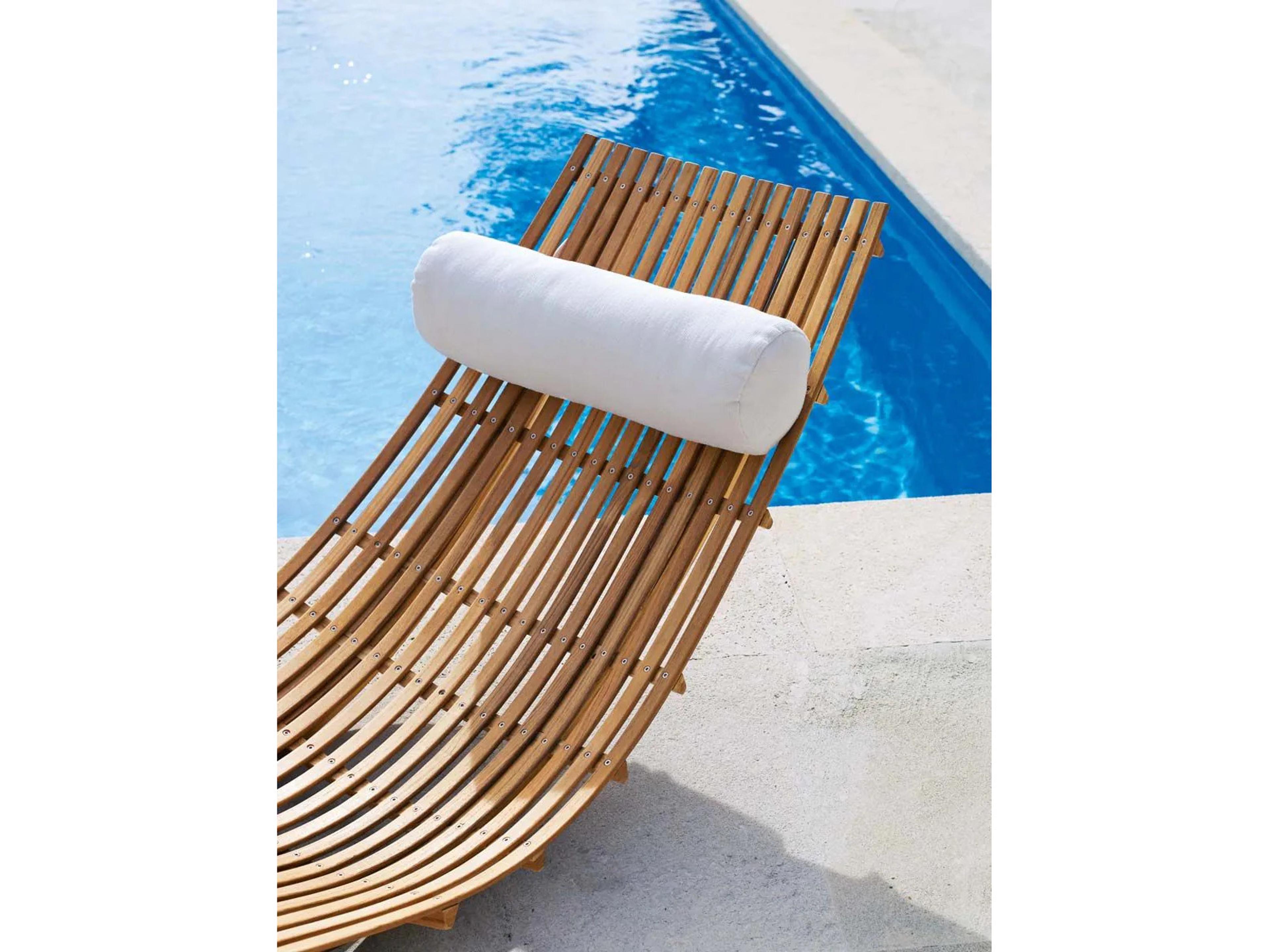 UnoPiu Swing Teak Stackable Chaise Lounge