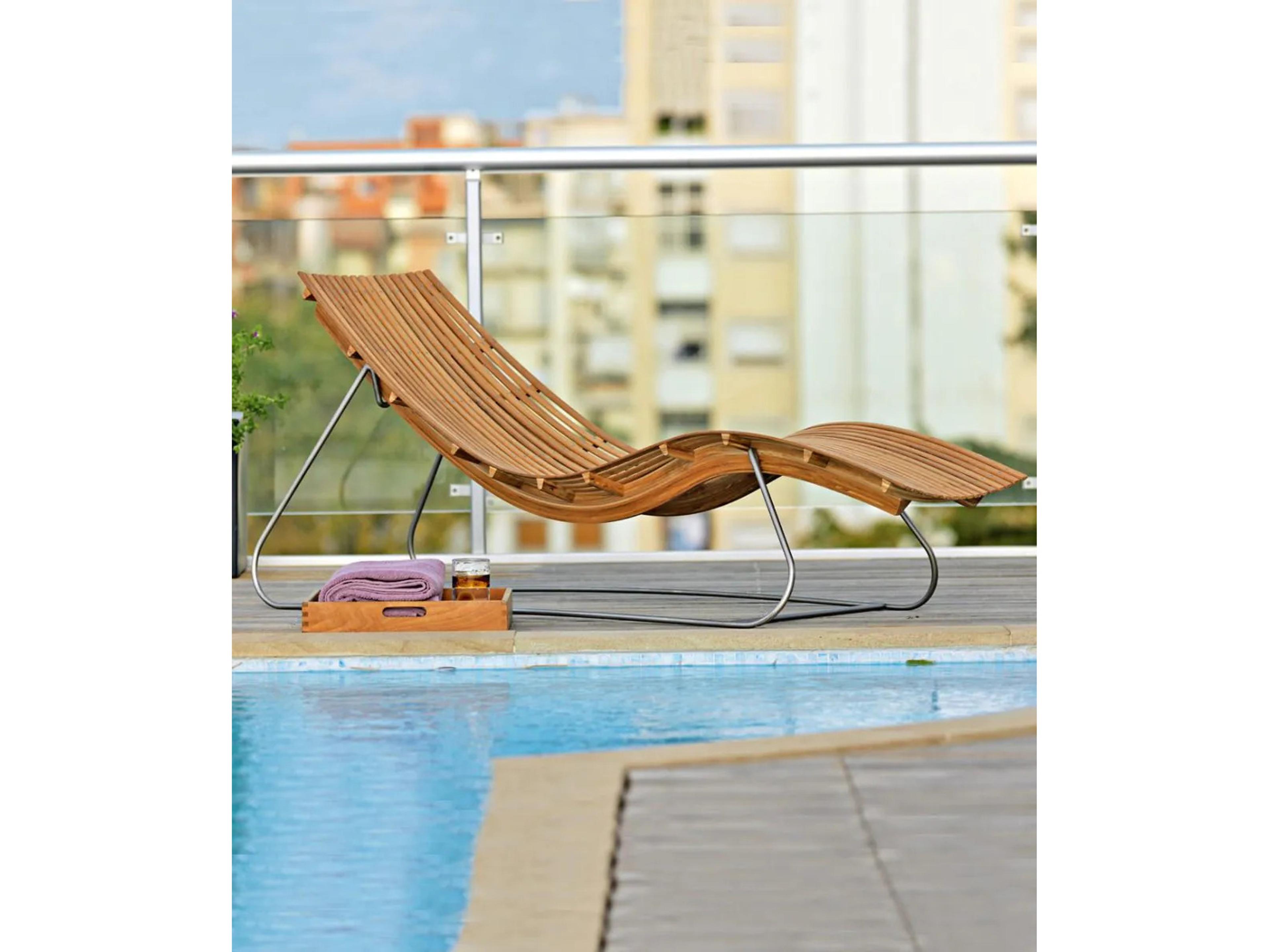 UnoPiu Swing Stainless Steel Chaise Lounge Support