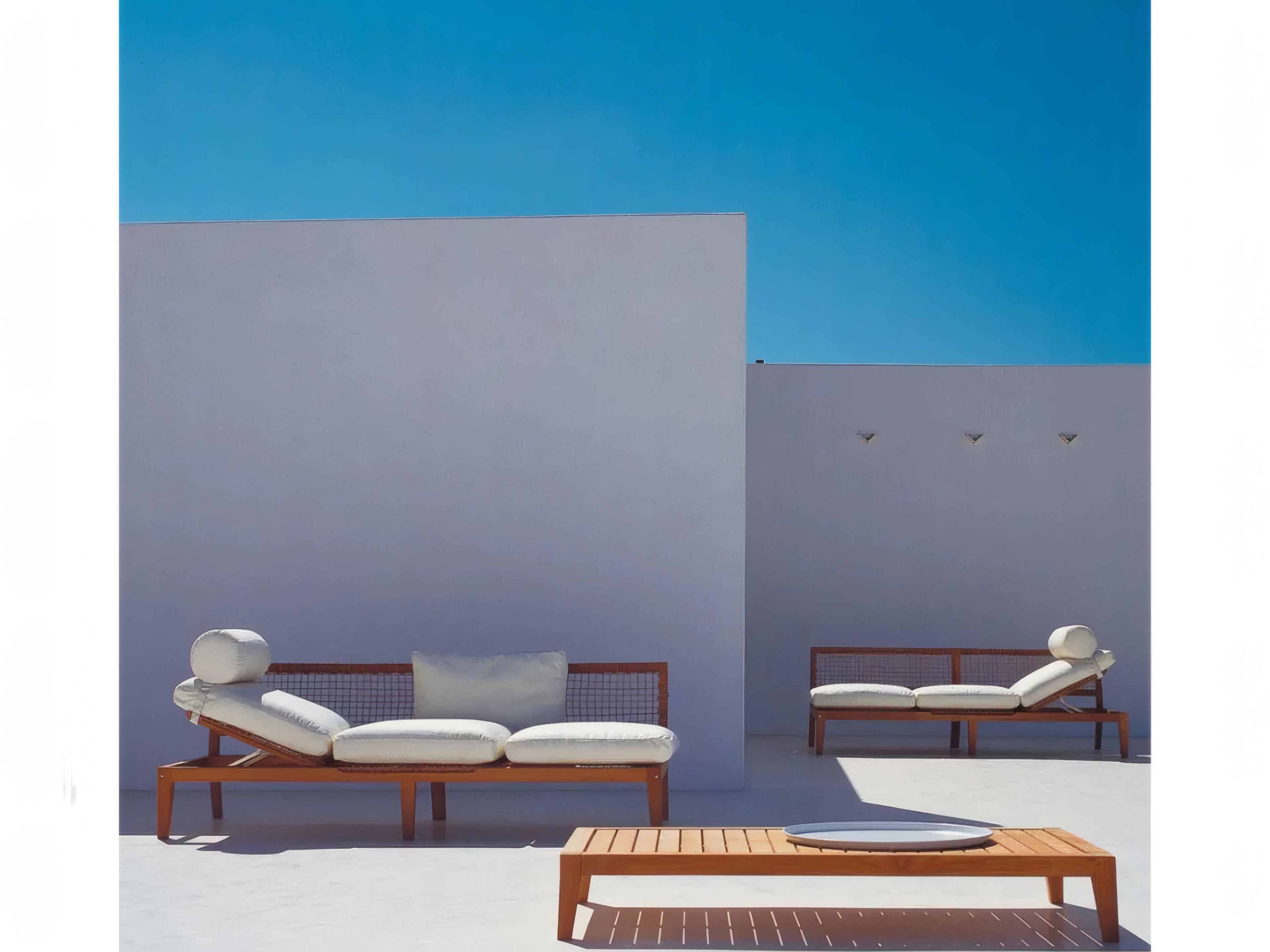 UnoPiu Synthesis Teak Adjustable Sofa Bed