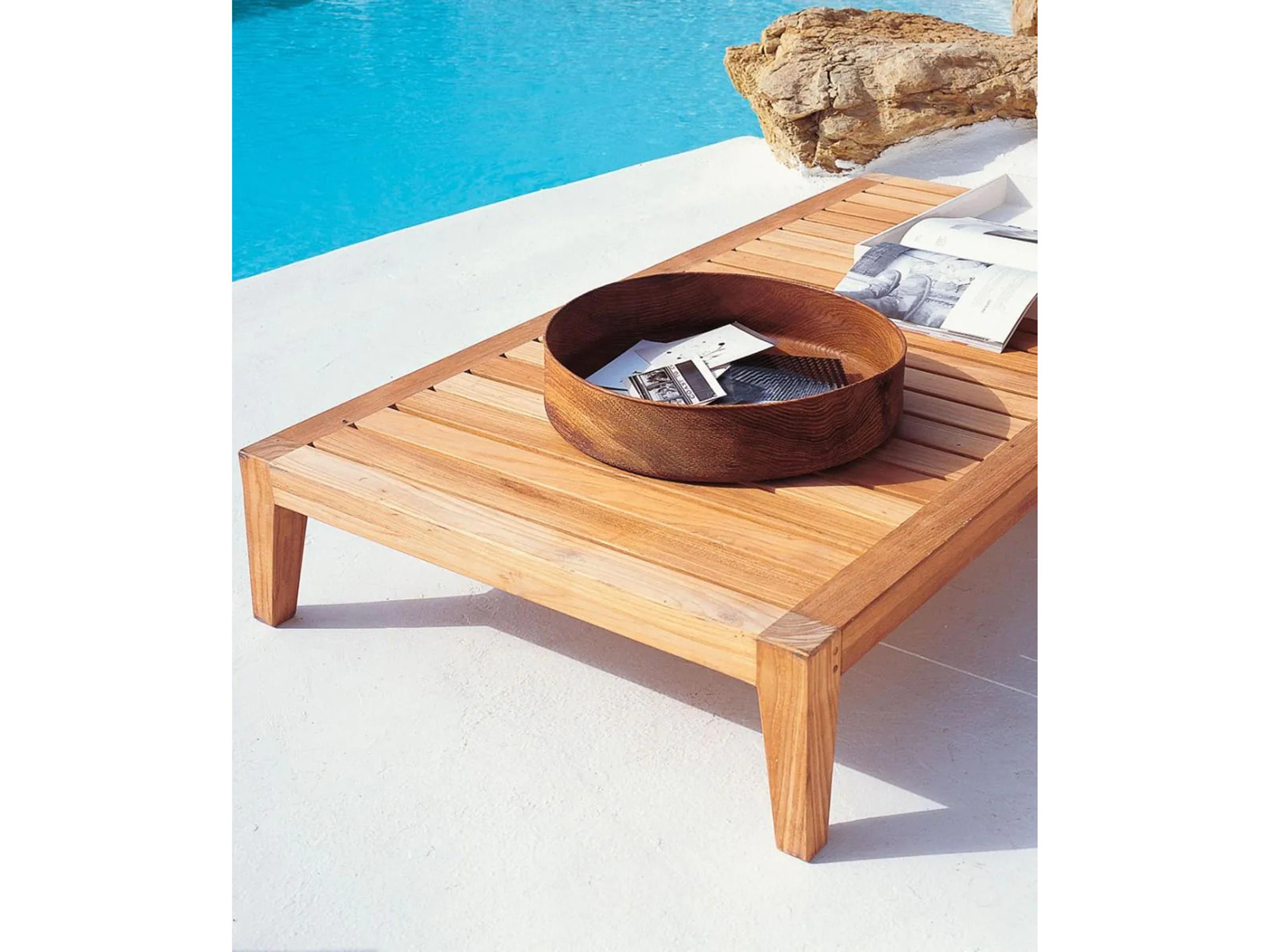 UnoPiu Synthesis Teak Rectangular Coffee Table