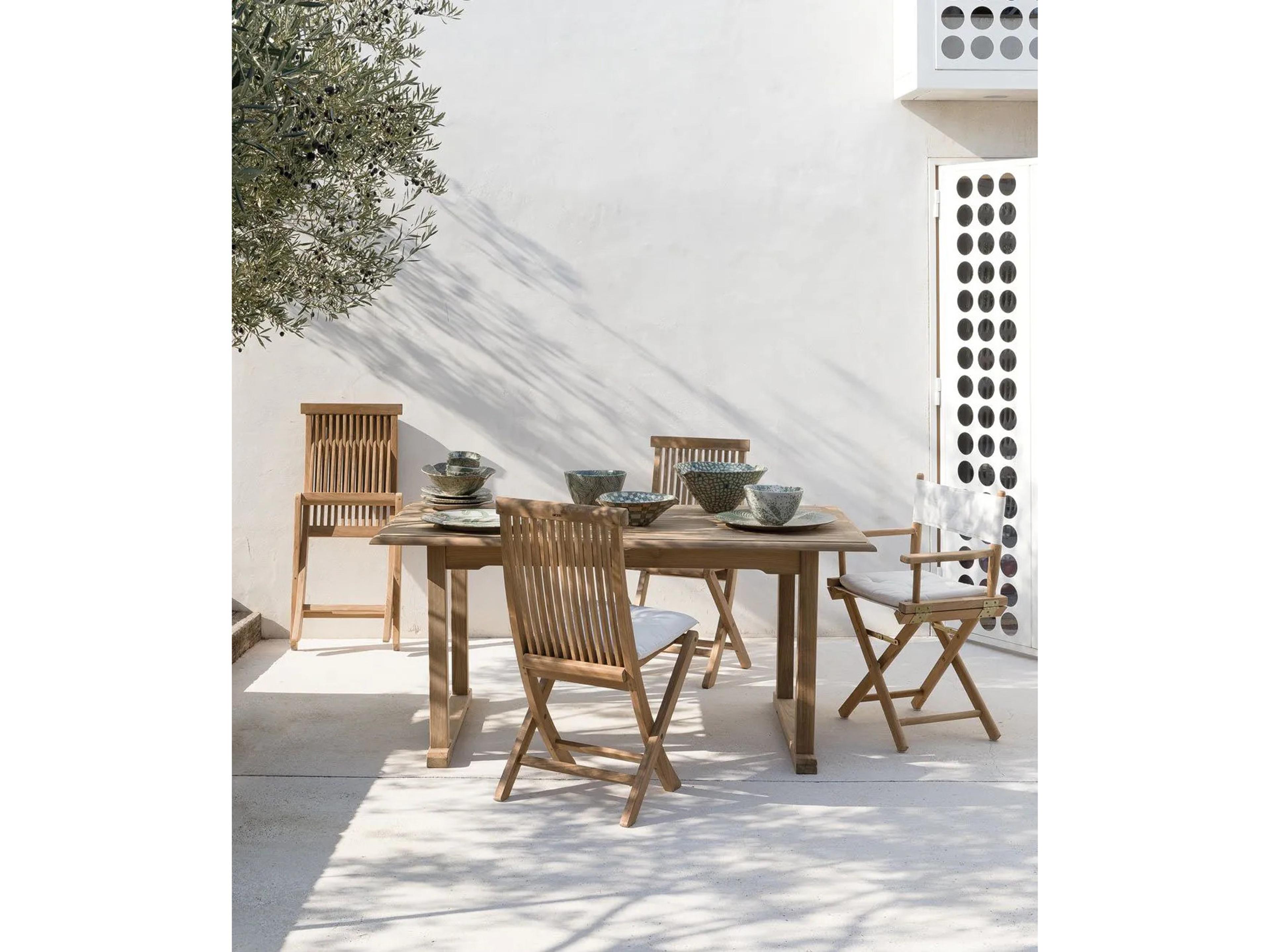 UnoPiu Chelsea Teak Rectangular Extendable Dining Table