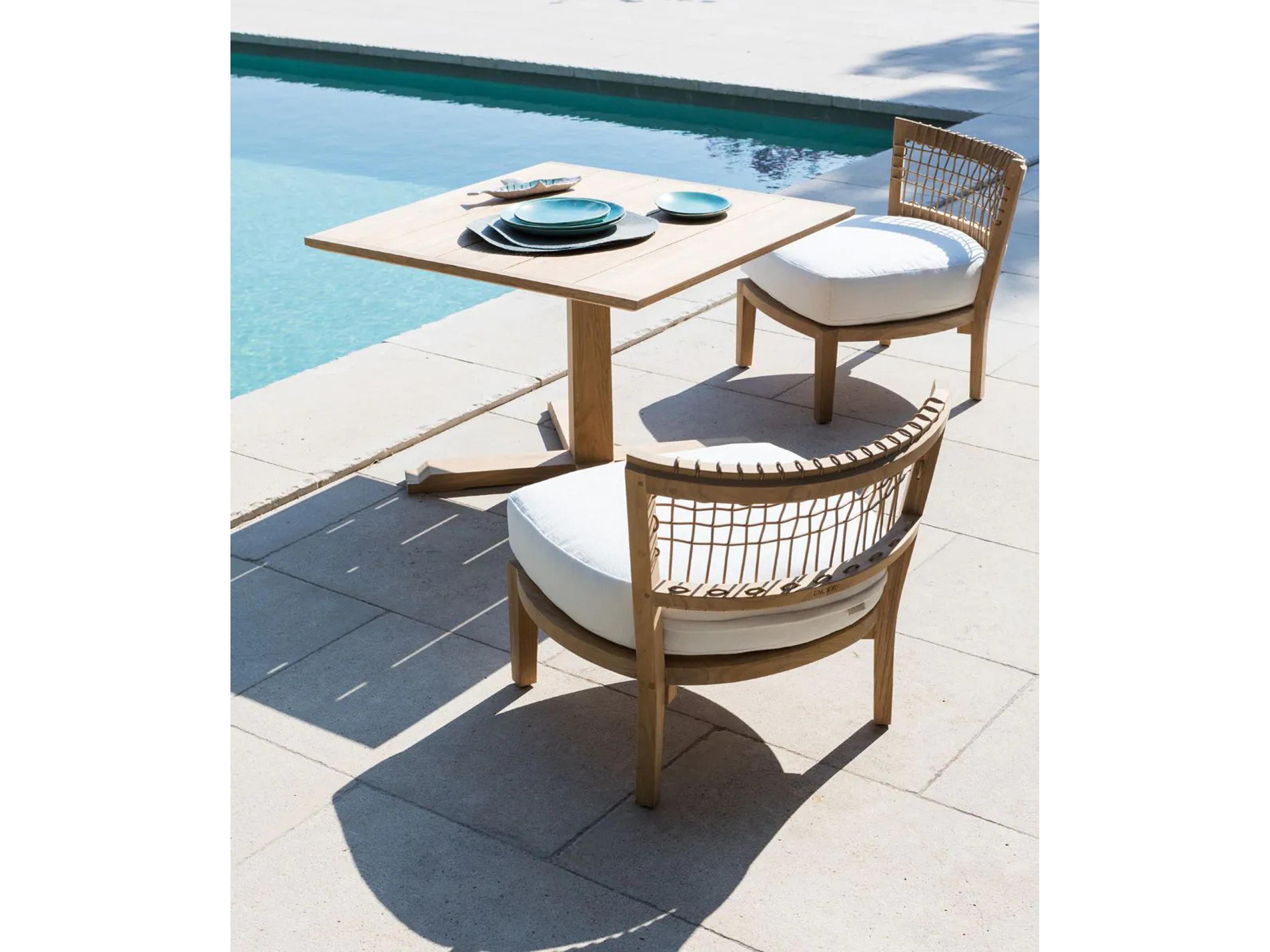 UnoPiu Synthesis Teak Square Lounge Table