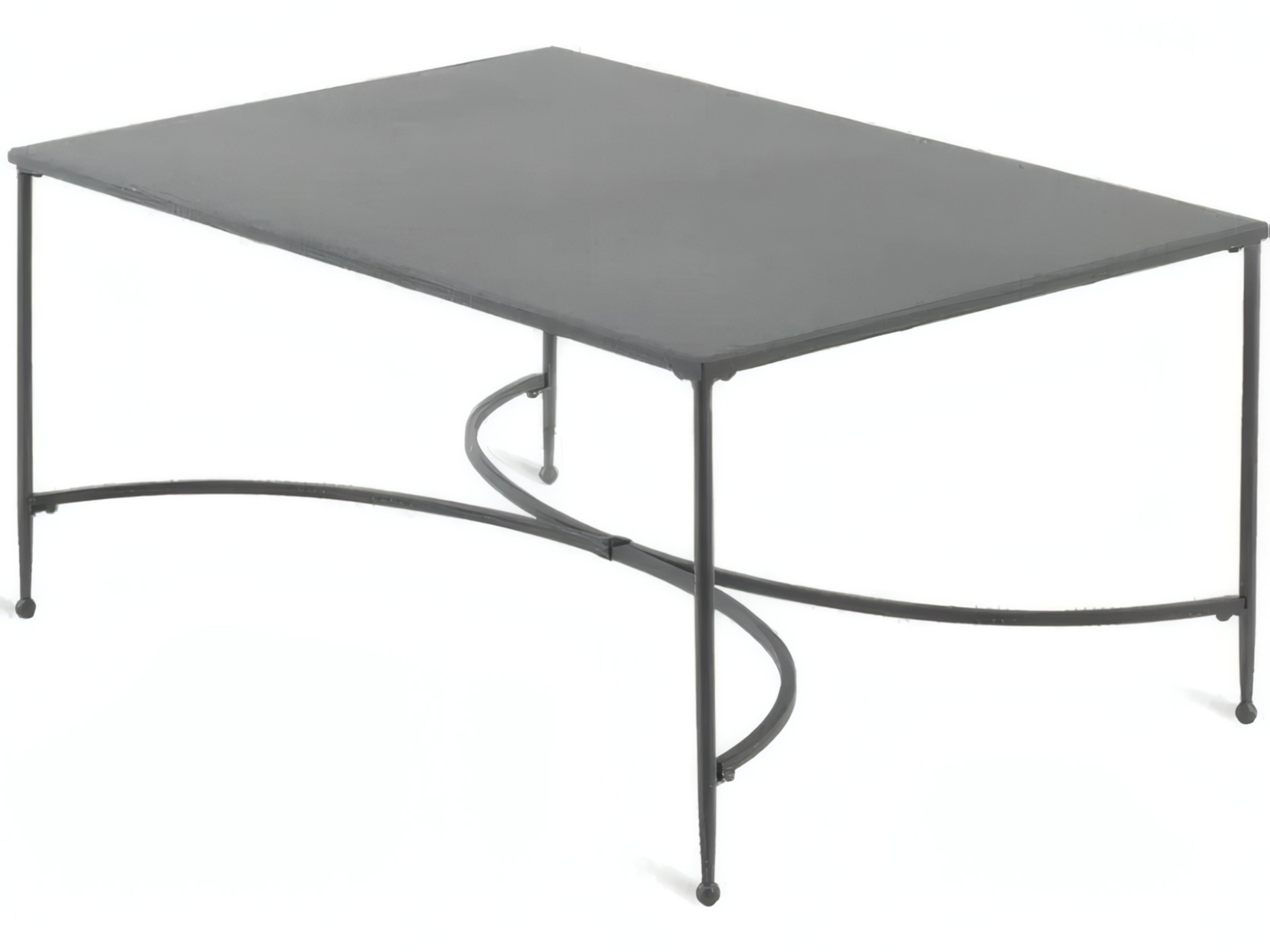 Toscana Wrought Iron Rectangular Coffee Table