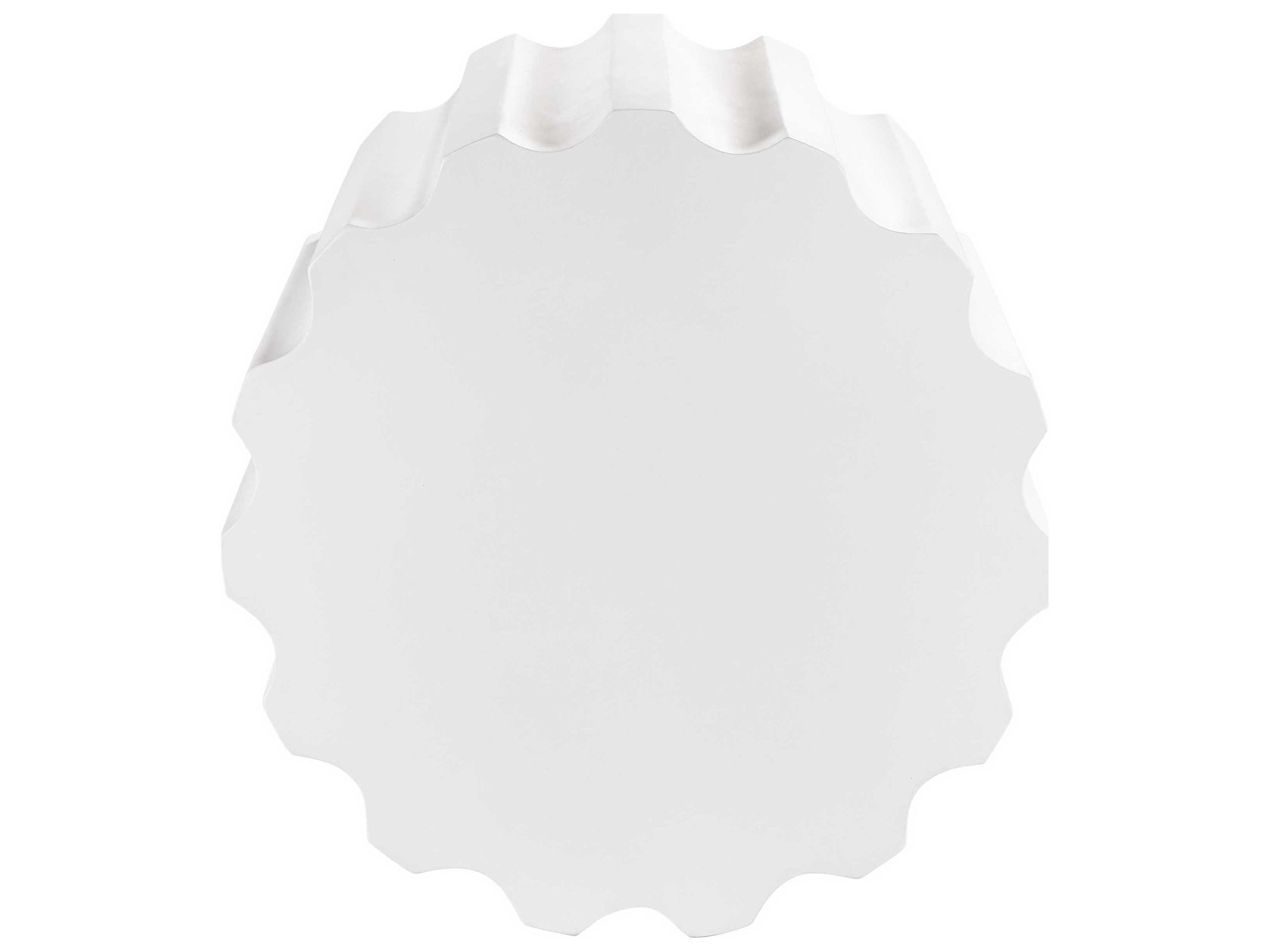 Coastal Living Outdoor Quick Ship Abaco White Concrete Round End Table