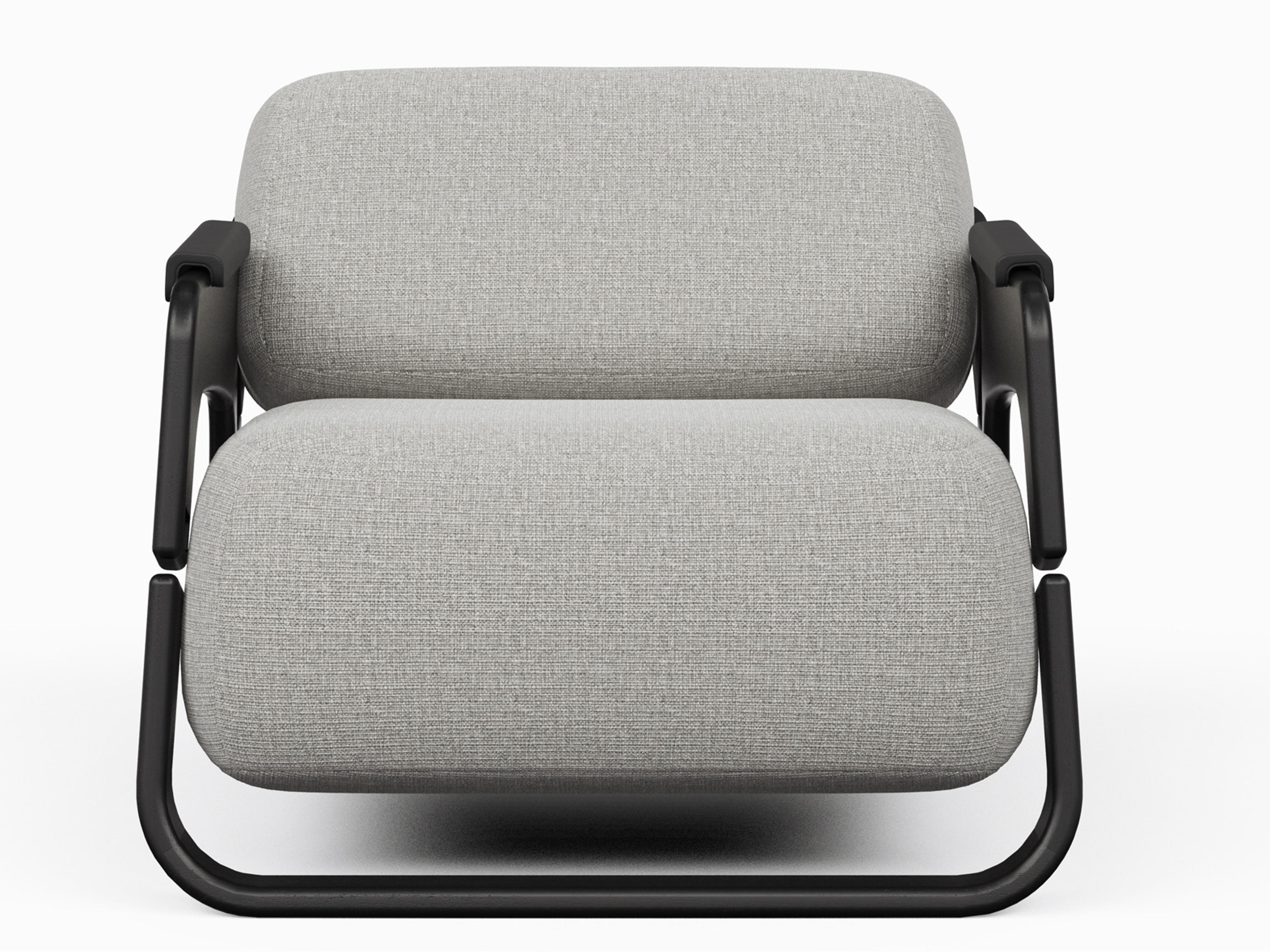 Urbia Modern Brazilian Hermes Black Accent Chair