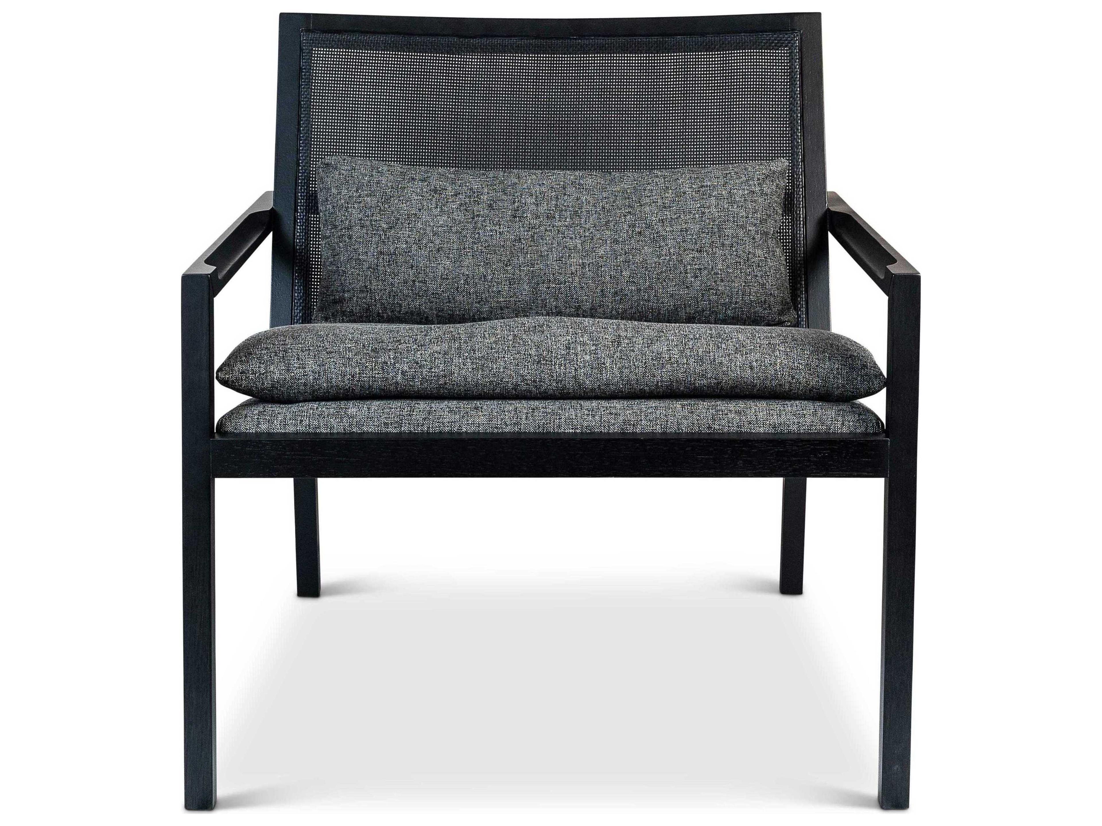 Urbia Modern Brazilian Barra Black Fabric Accent Chair