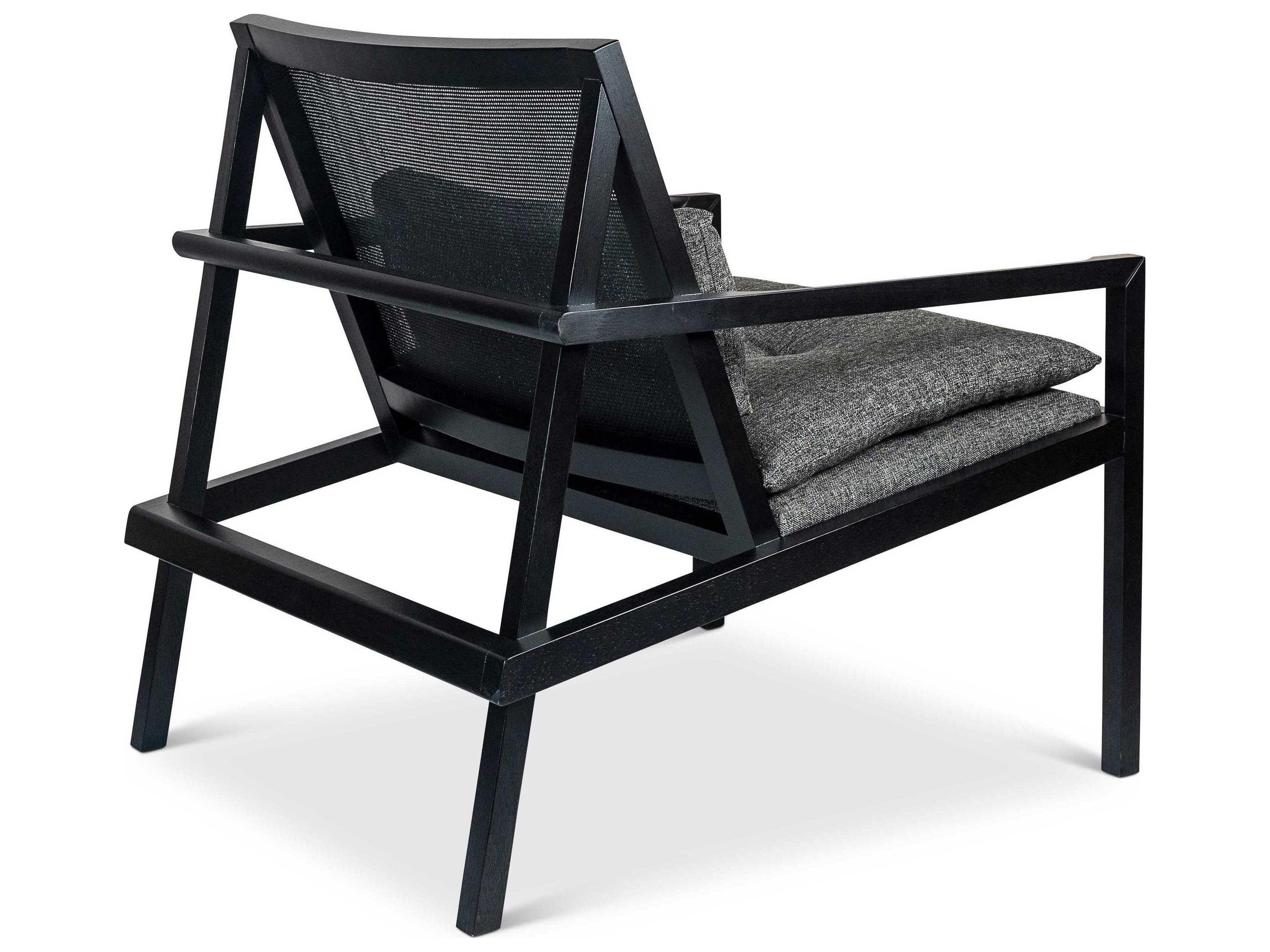 Urbia Modern Brazilian Barra Black Fabric Accent Chair