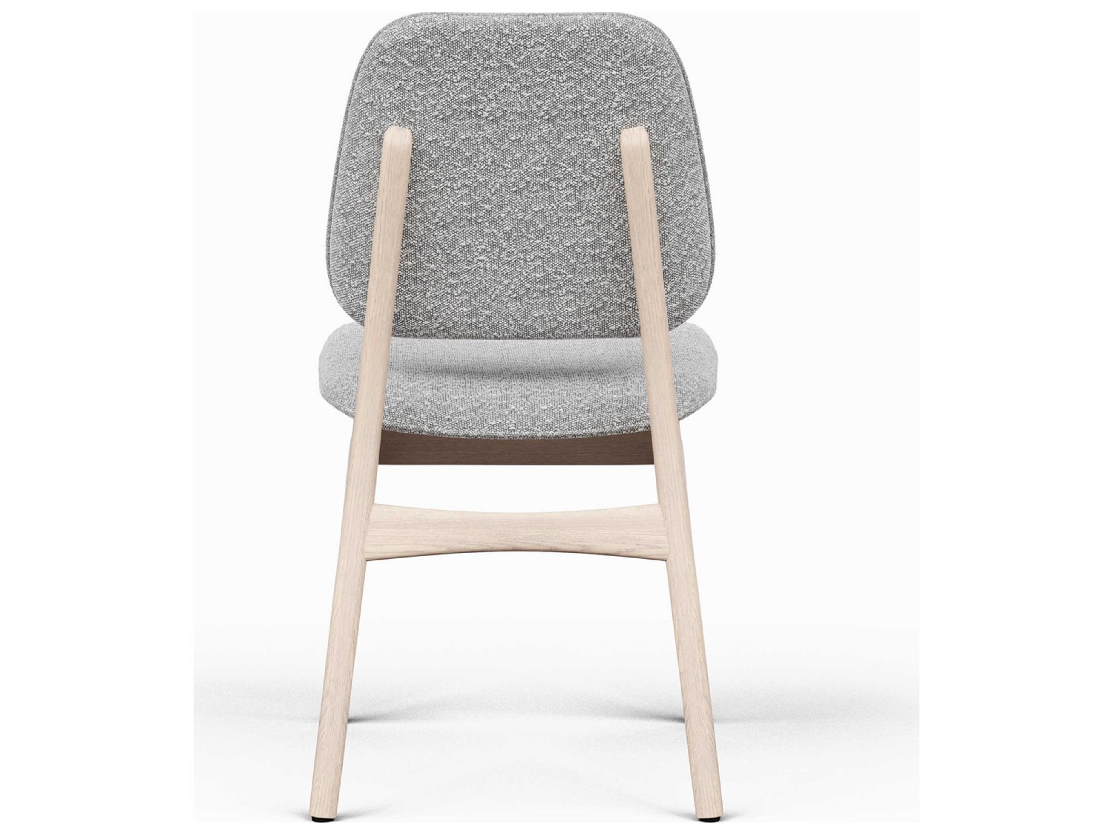 Urbia Modern Brazilian Ariel Gray Upholstered Armless Dining Chair