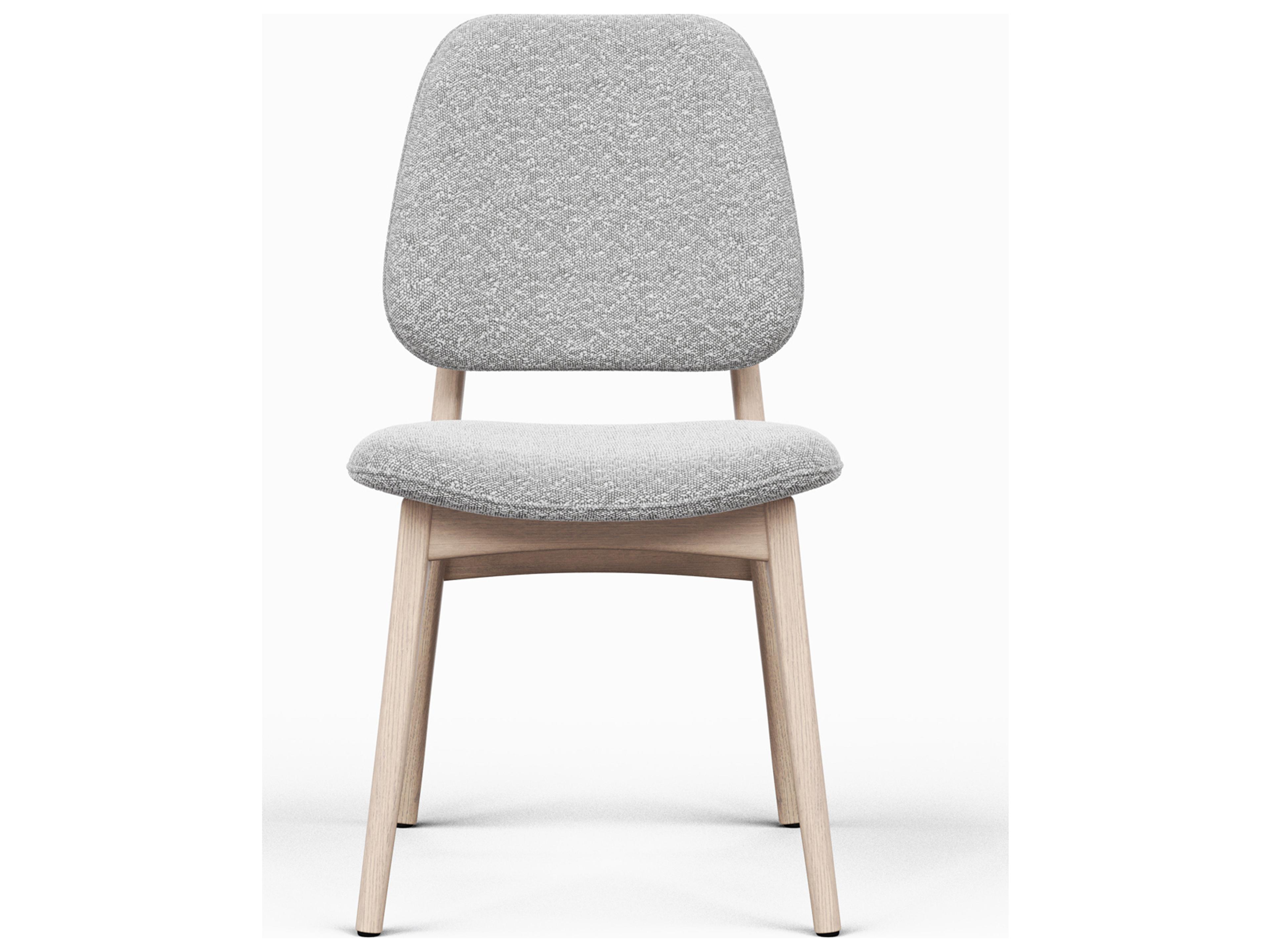 Urbia Modern Brazilian Ariel Side Chair Boucle Crafted Glaze Upholstery Nevoa Frame