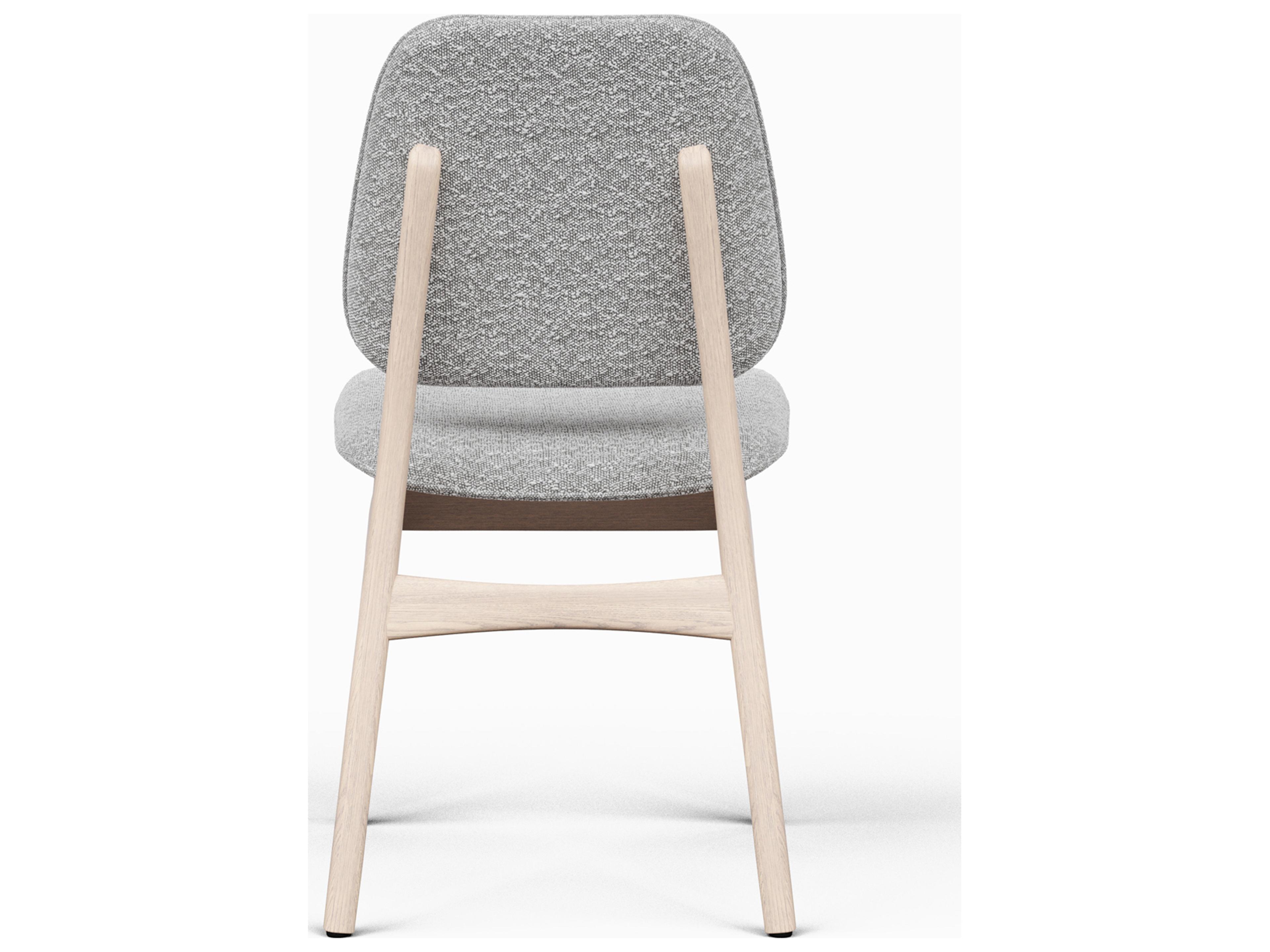 Urbia Modern Brazilian Ariel Side Chair Boucle Crafted Glaze Upholstery Nevoa Frame