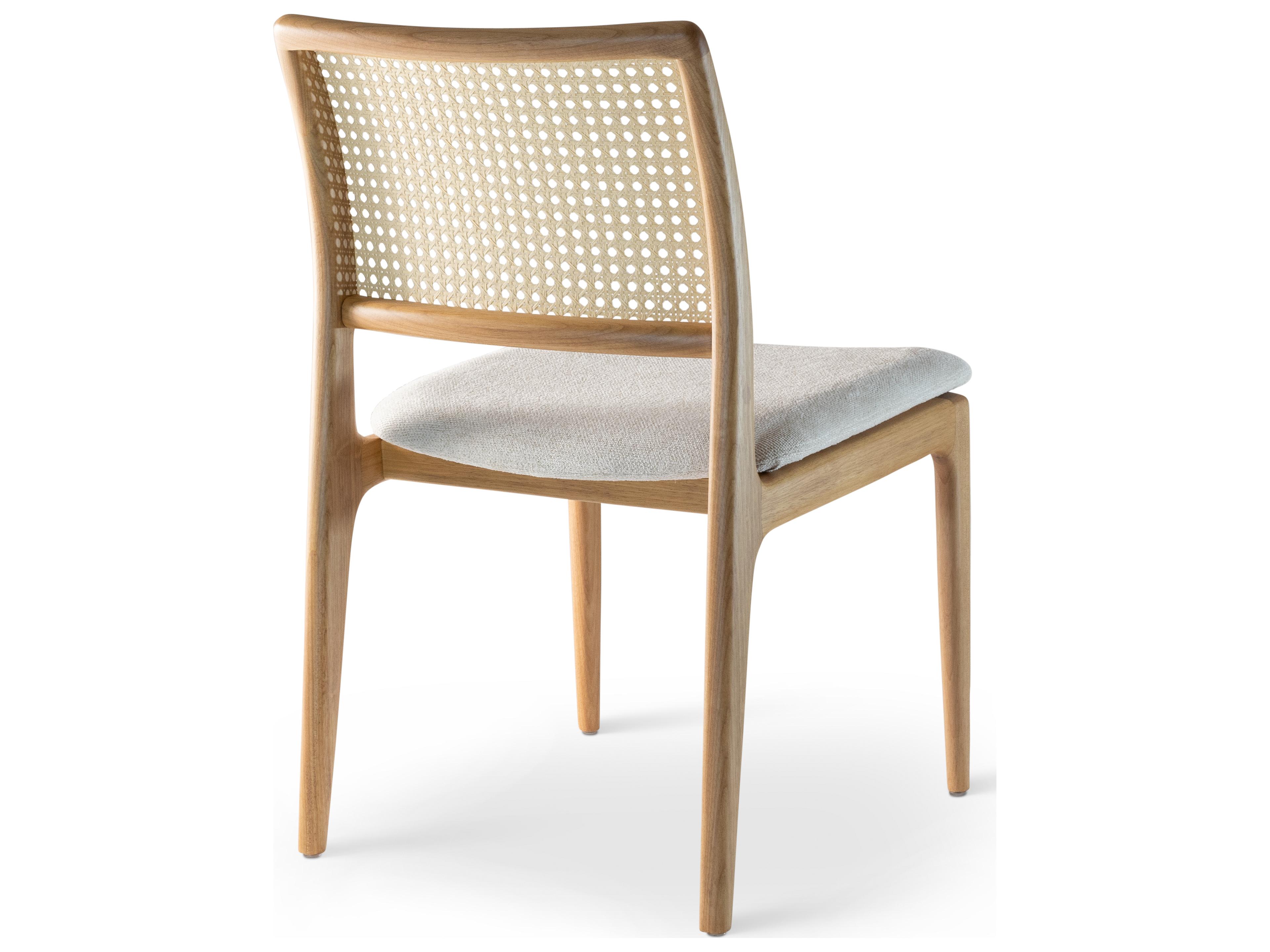 Urbia Modern Brazilian Beige Upholstered Armless Dining Chair