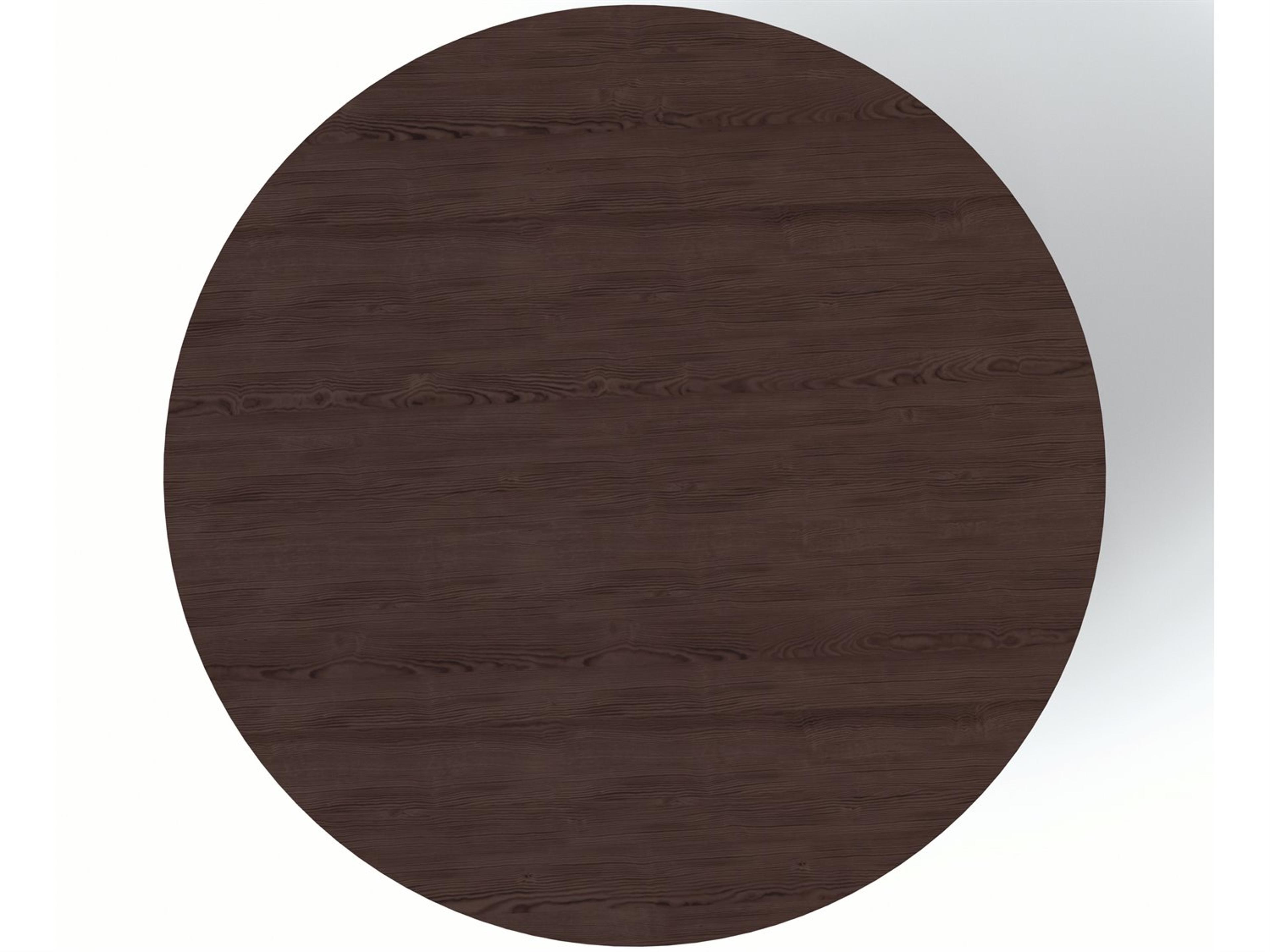 Urbia Modern Brazilian Round Wood Wenge Dining Table