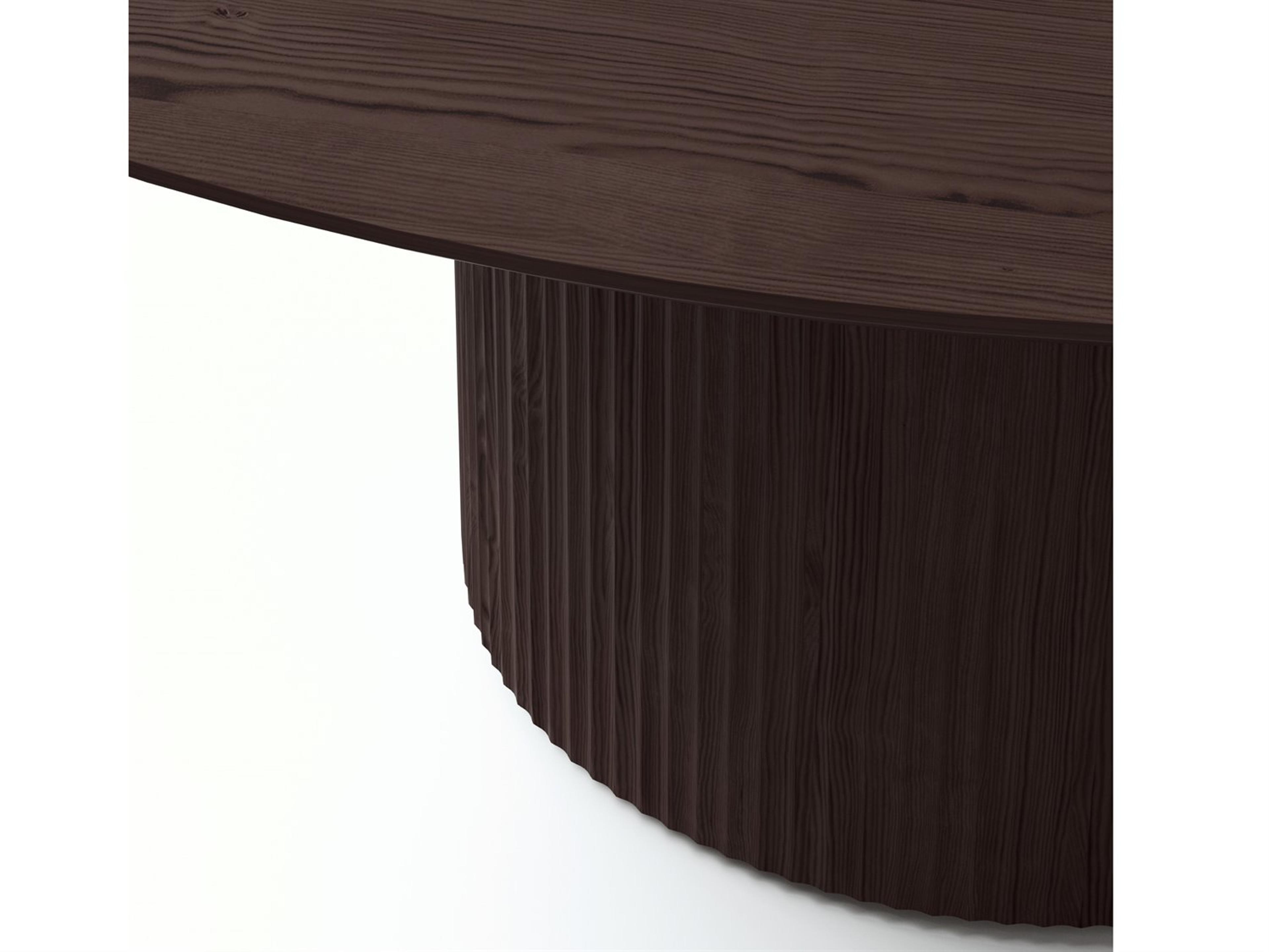Urbia Modern Brazilian Round Wood Wenge Dining Table