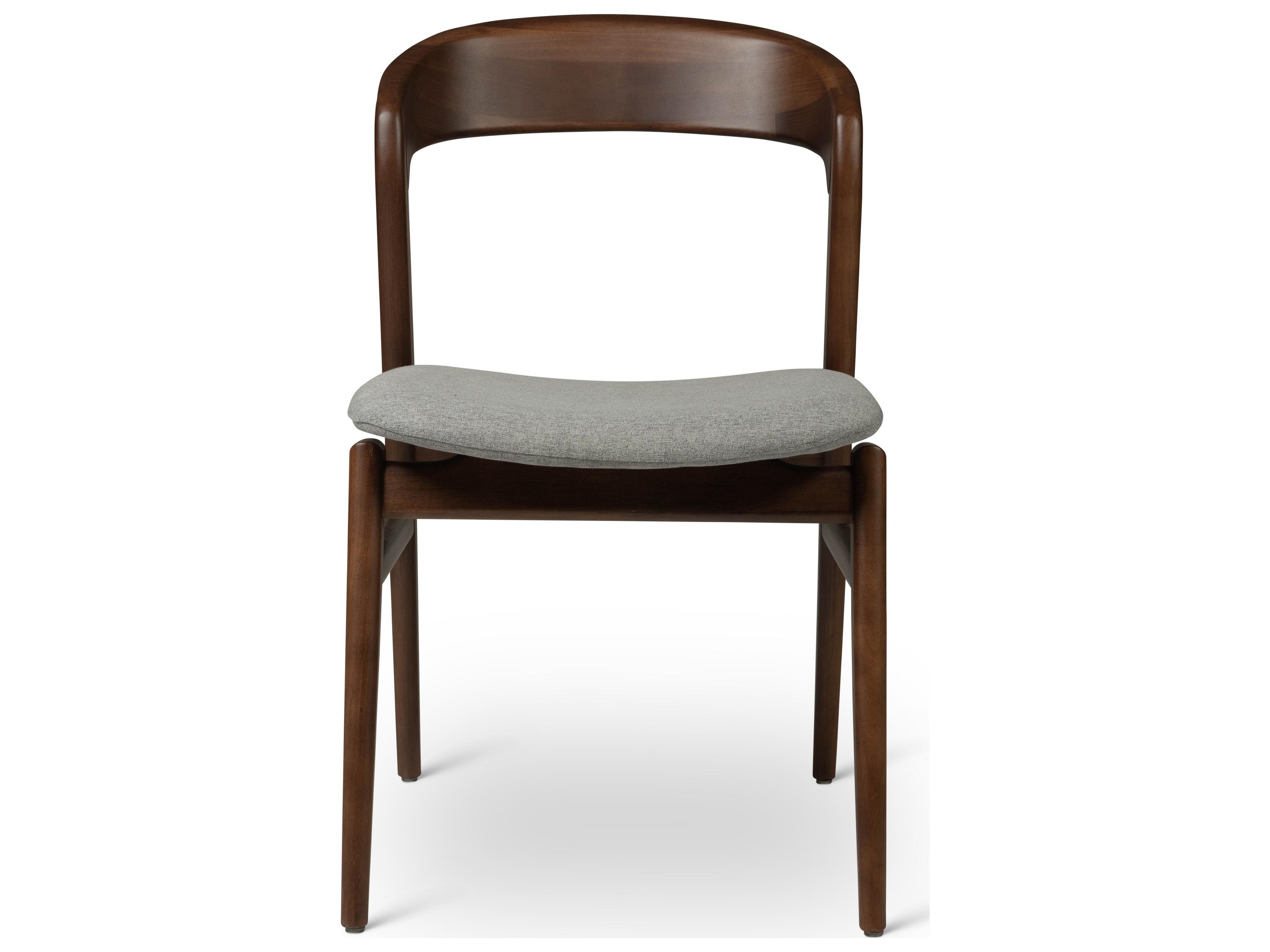 Urbia Modern Brazilian Velma Essence Grey Nogal Side Chair