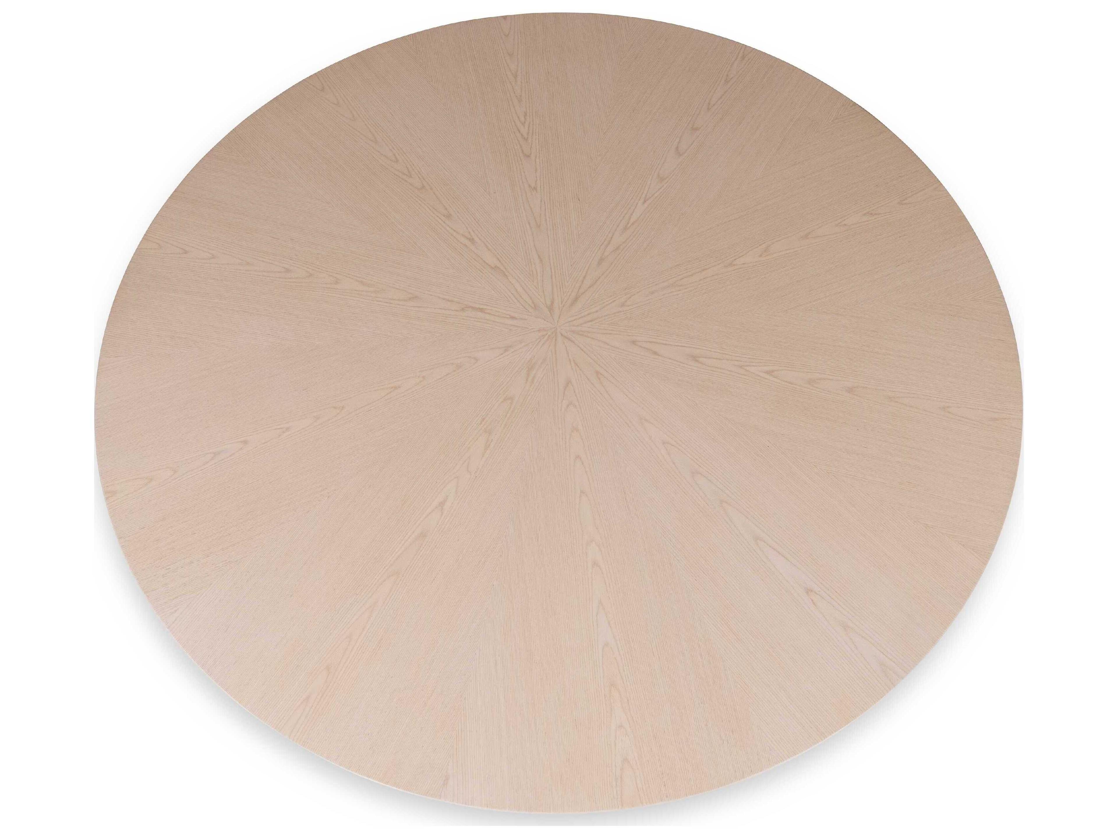 Urbia Modern Brazilian Mona Nevoa Wooden Top Round Dining Table