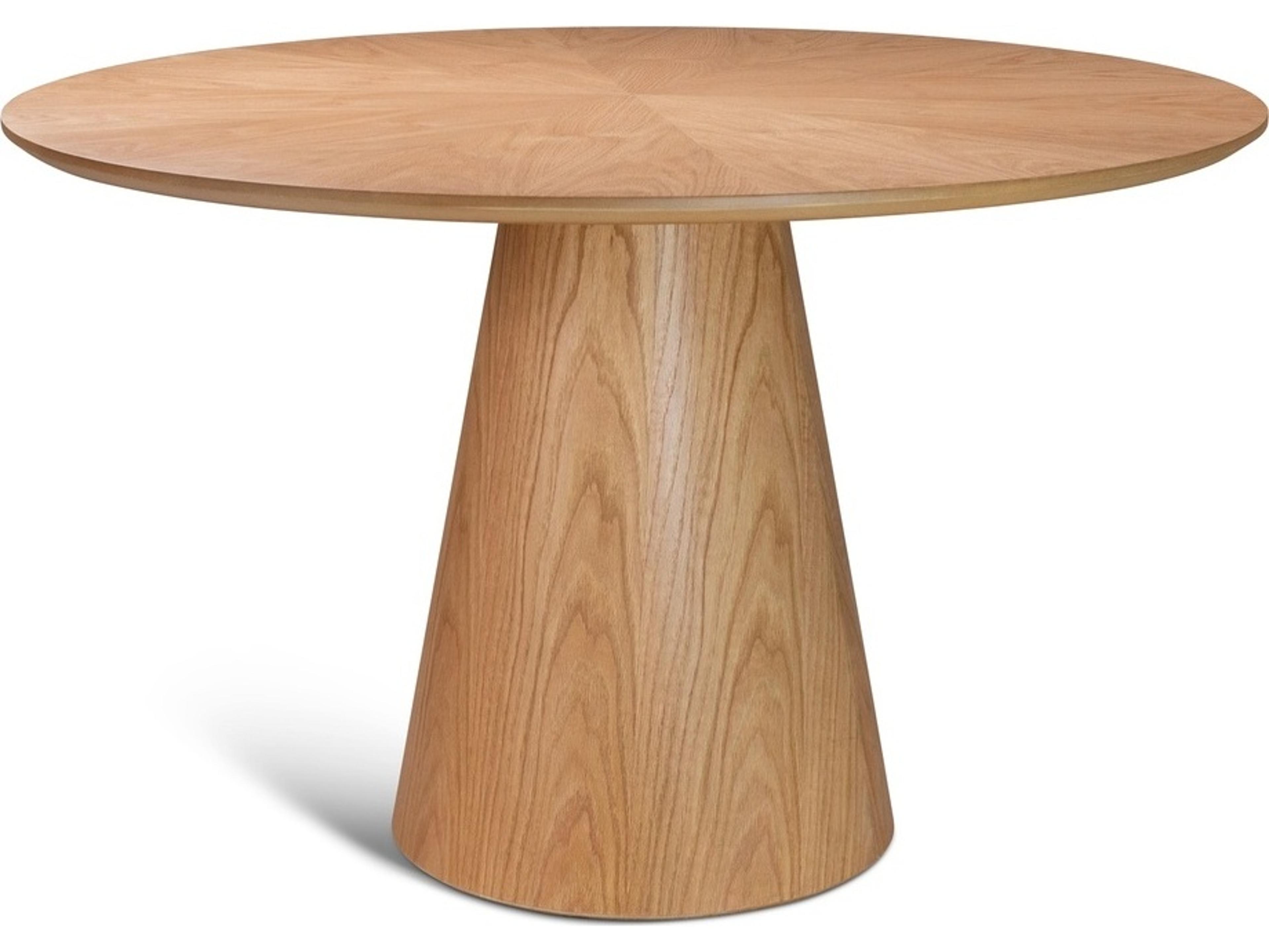 Urbia Modern Brazilian Round Wood Domasco Dining Table